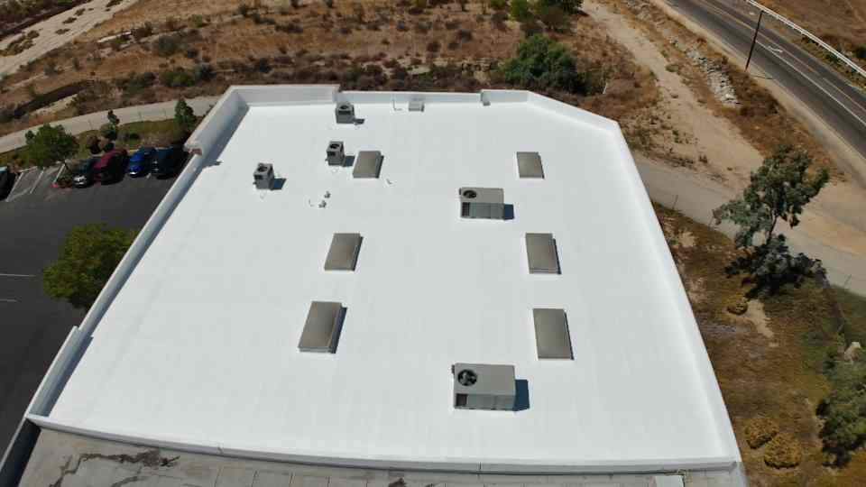 Project in Valencia by Shark Commercial Roofing Systems
