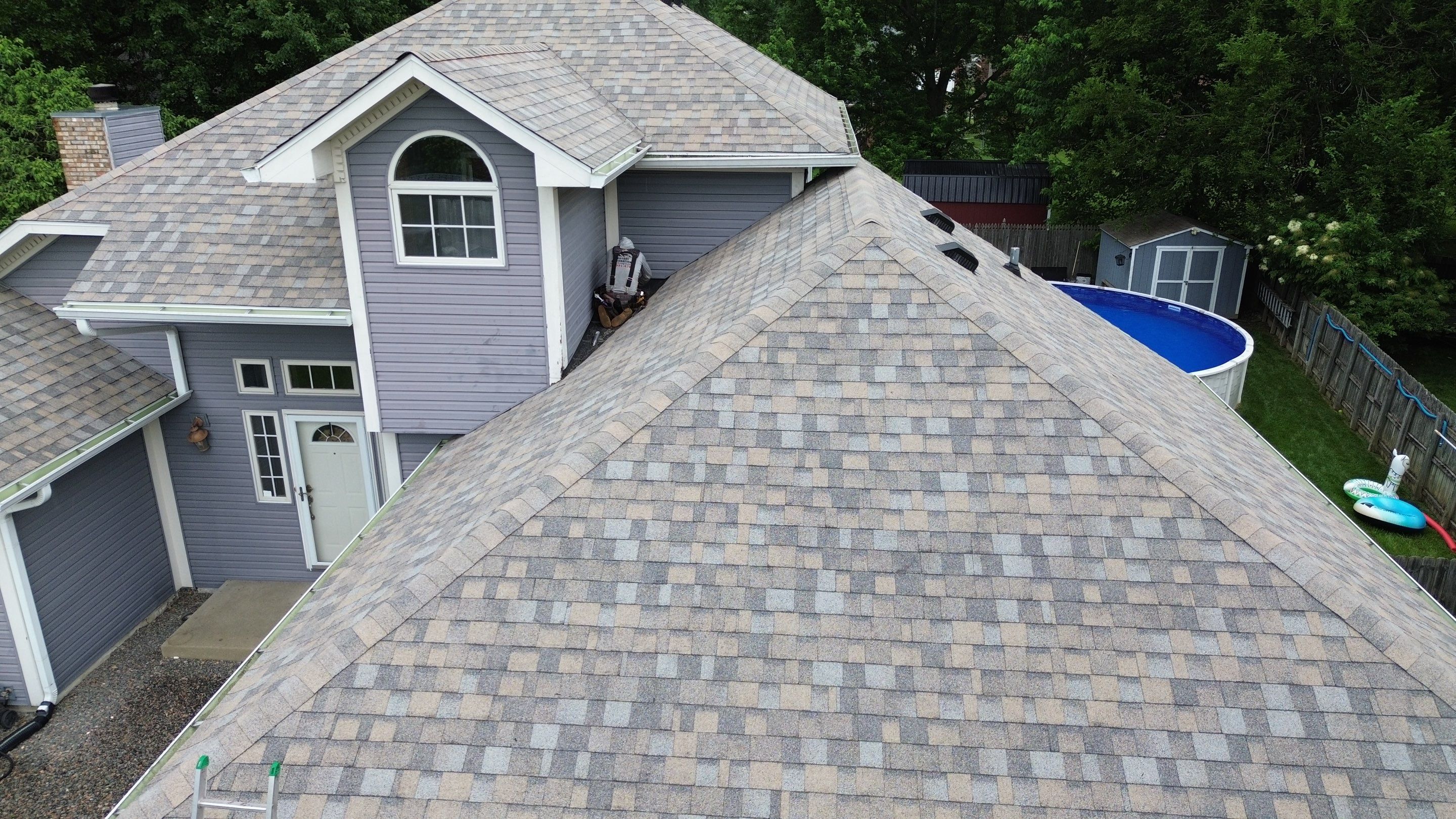 Project in New Albany by Moss Roofing