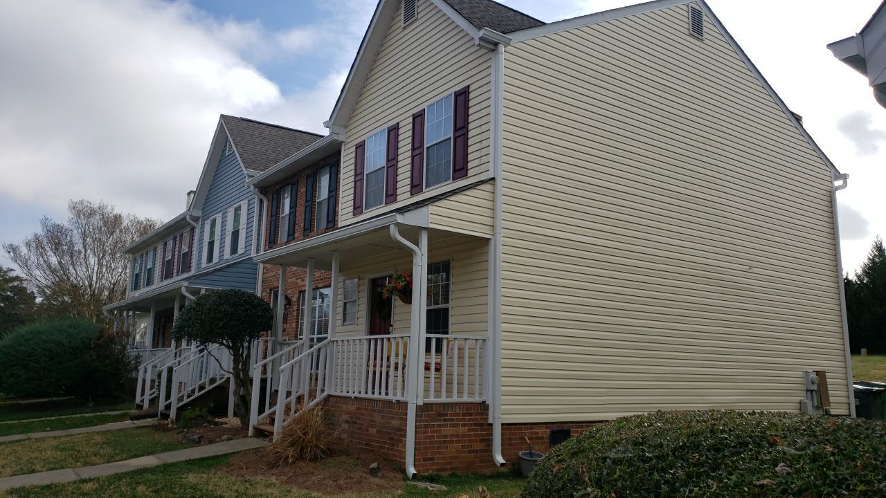 Gutter Cleaning using water by Power Wash Masters LLC