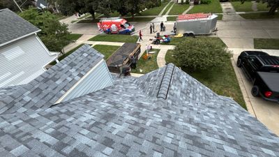Roof Replacement using Owens Corning Slatestone Gray