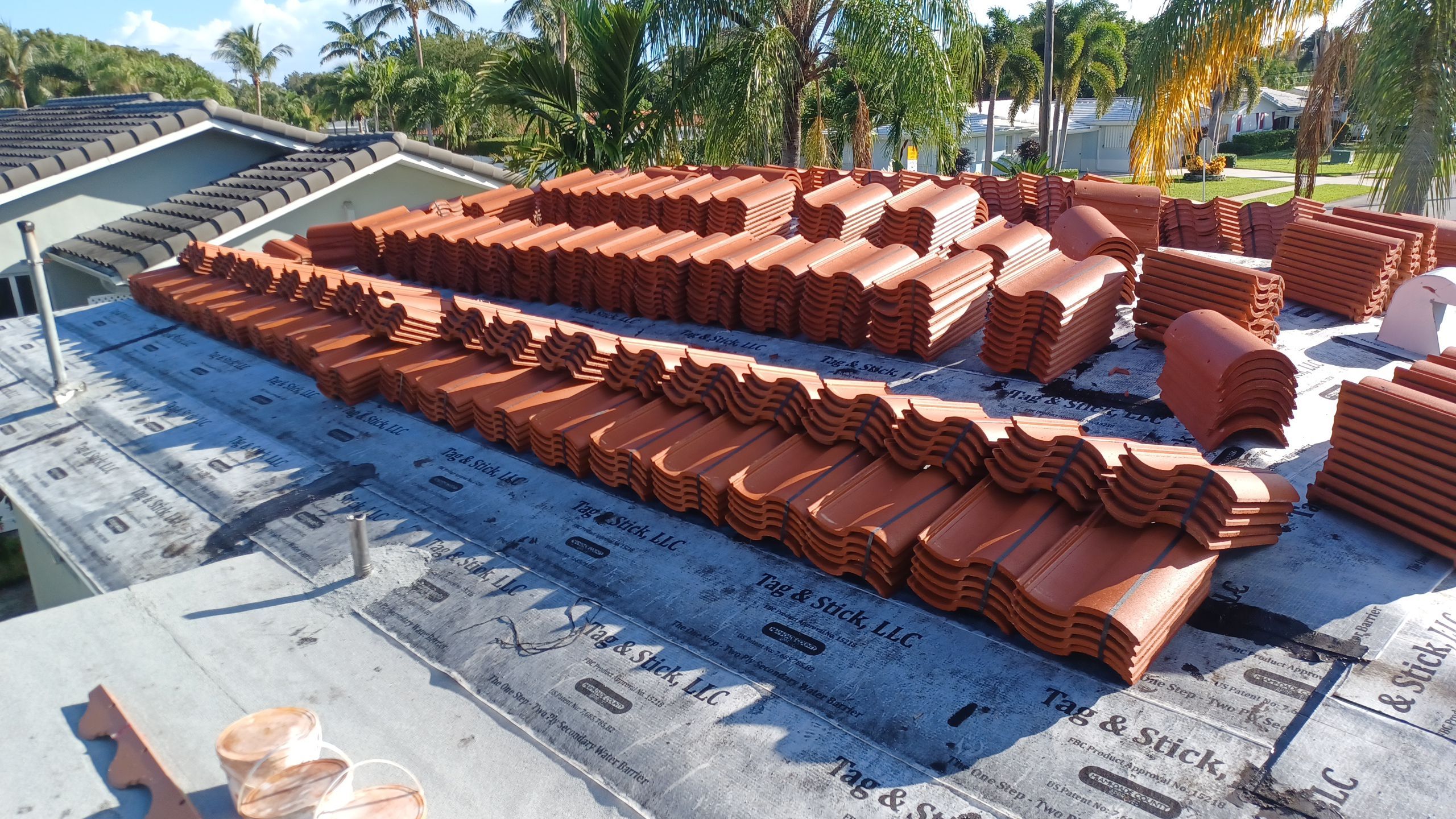 Residential Roofing Installation using Eagle Roofing Tile by BLUES BROTHERS ROOFING
