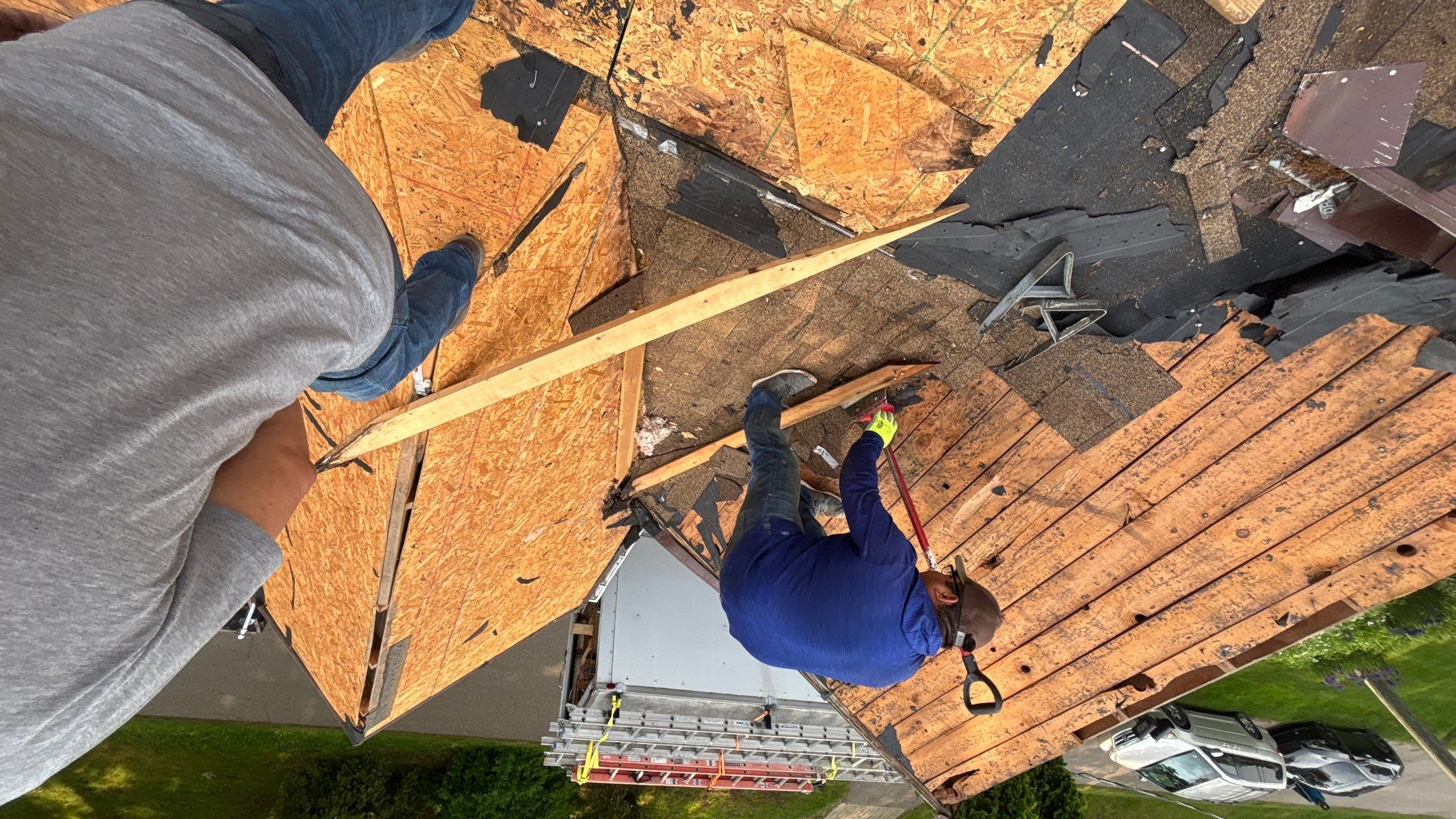 Roof Replacement using Owens Corning Sand Dune by 180 Contractors
