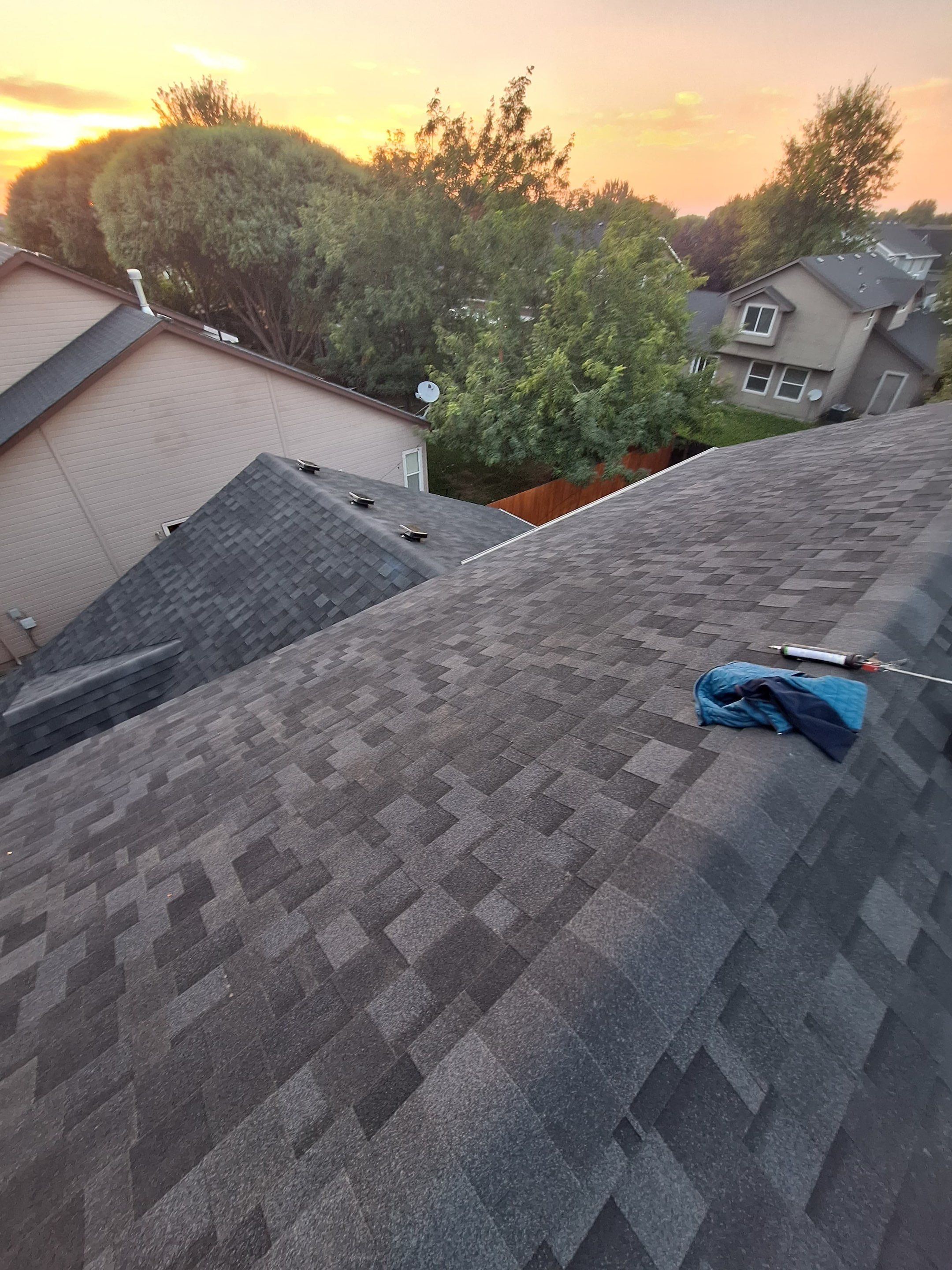 Comprehensive Residential Roof Replacement Featuring Architectural Shingles in Meridian by Olive Roofing