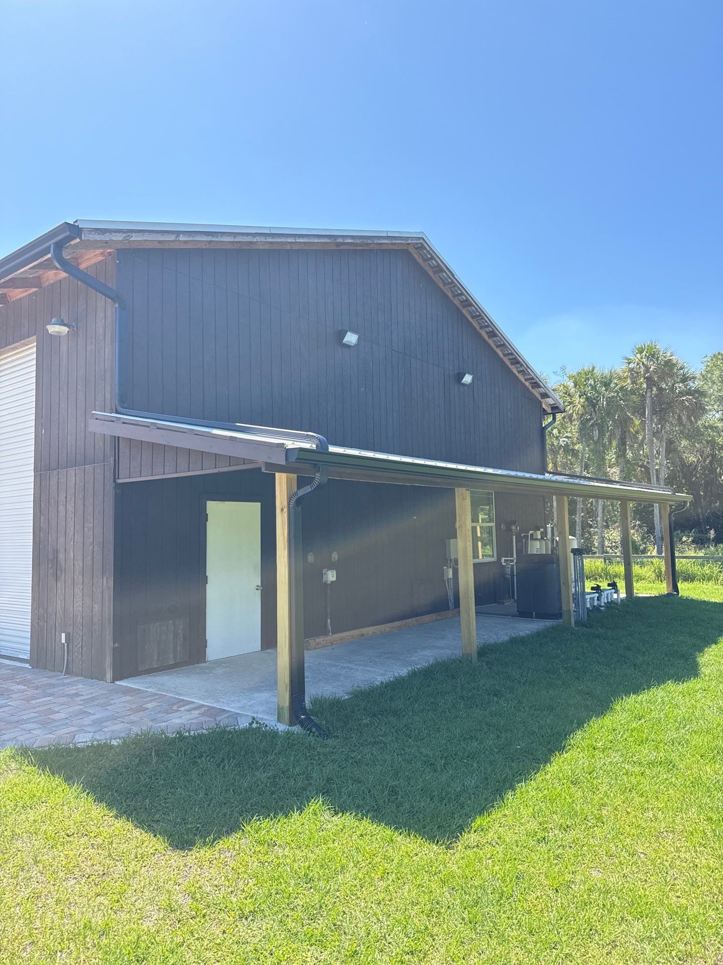 Black K-Style Seamless Gutters in Fort Myers FL by Gutter Professors
