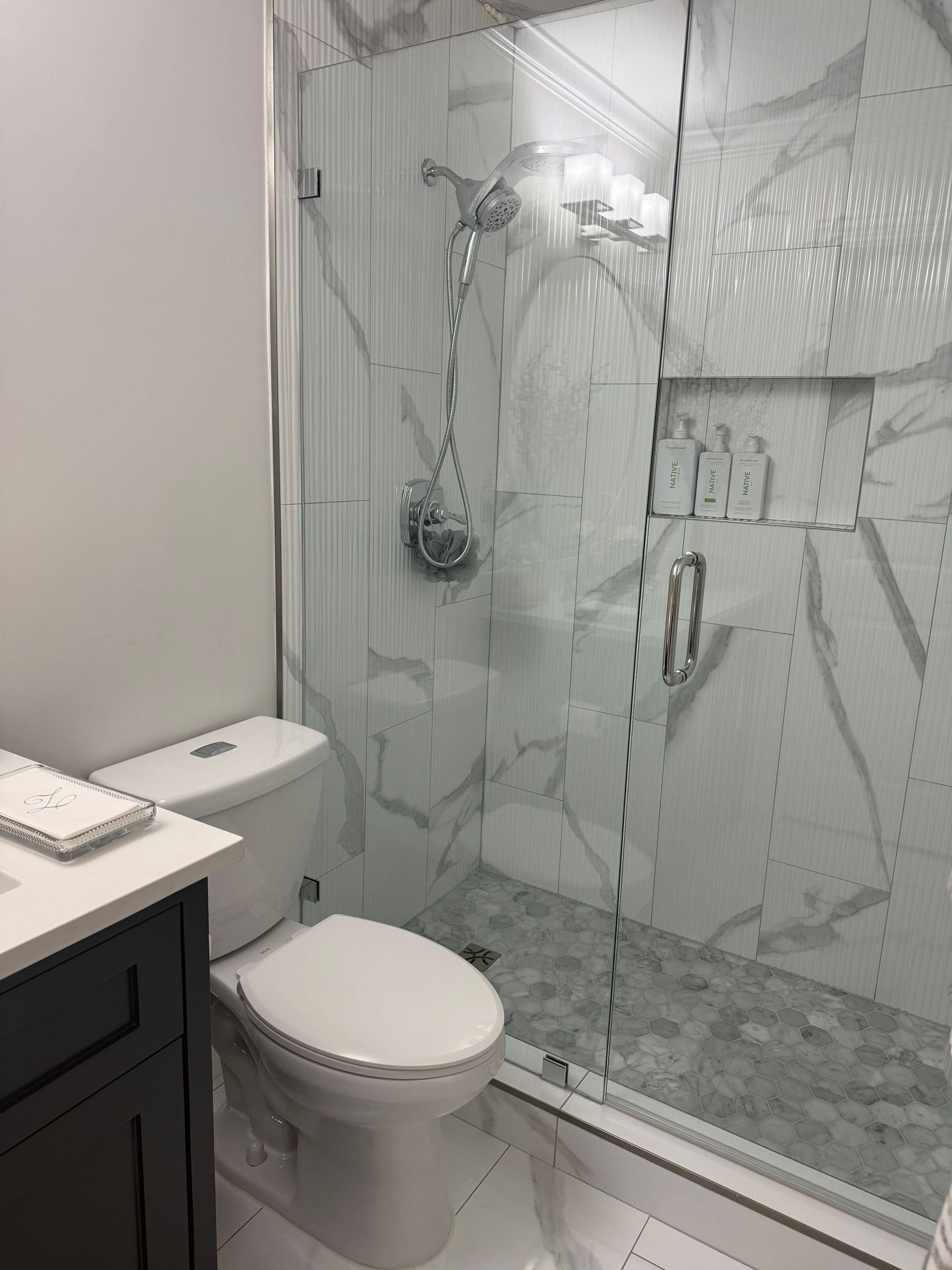Bathroom Wallpaper Installation – Dallas, TX by Nomad Painting