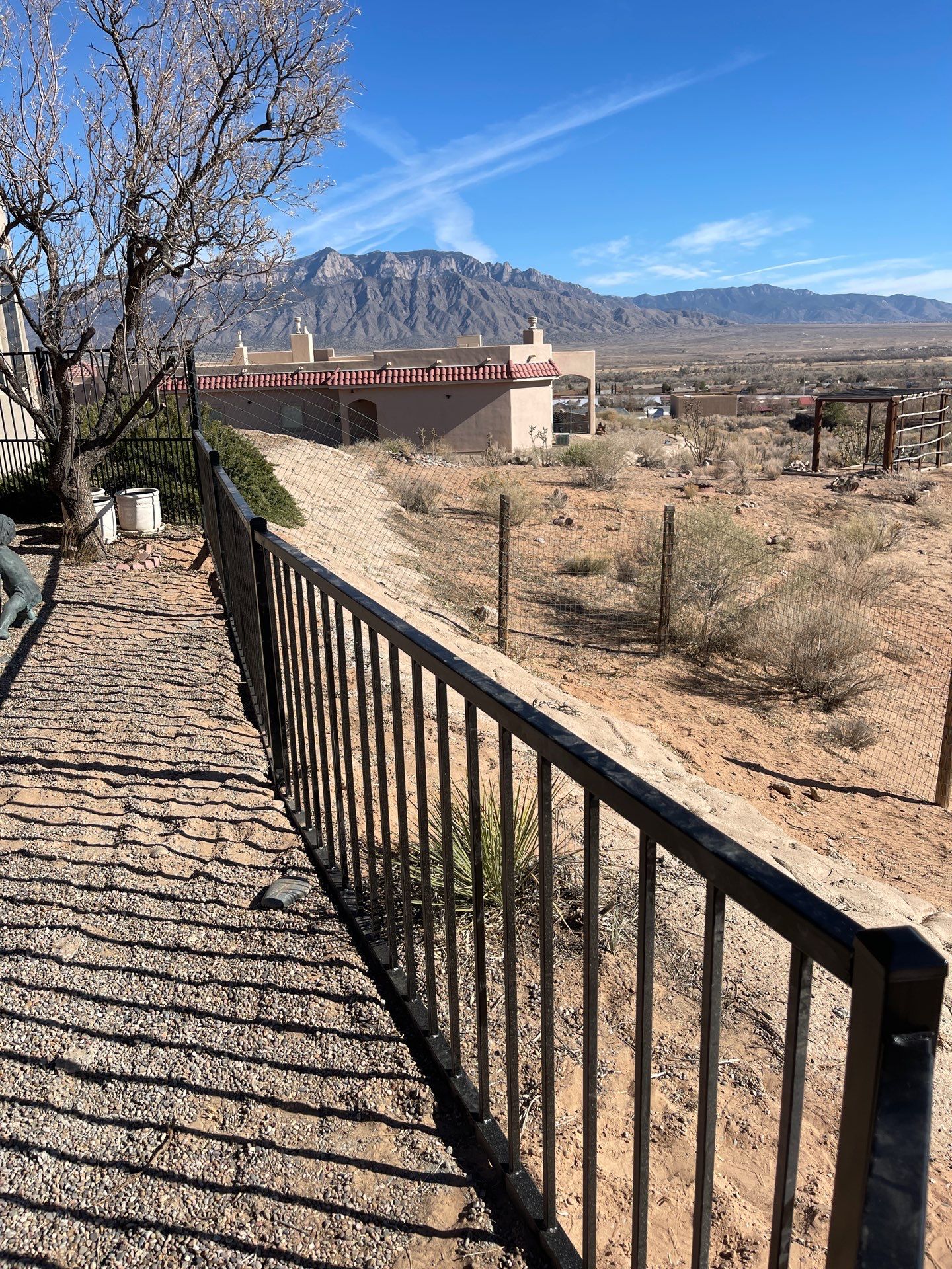 Residential using Custom Wrought Iron by Valley Fence Company
