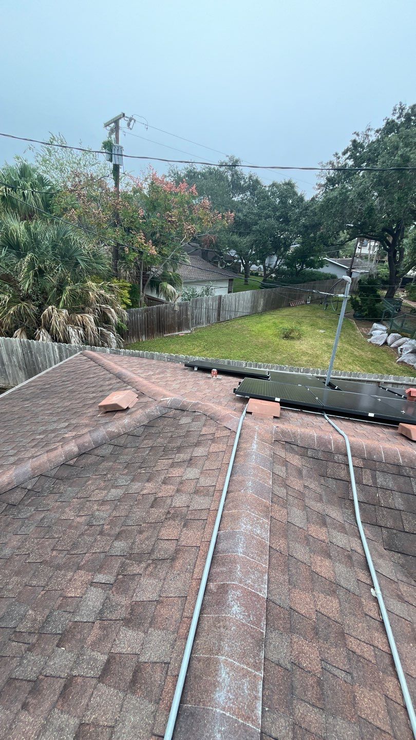 Residential Roofing Installation using Certainteed Landmark Moire Black by Galvan Roofing and Construction