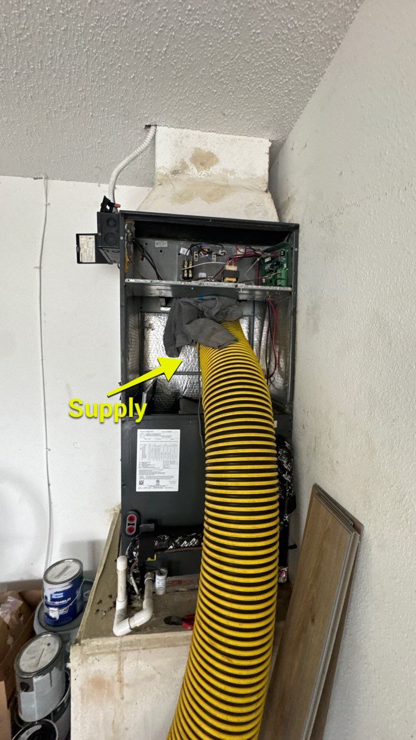 Air Duct and Repairs to Return Box in Groveland by Hygienic Air, Inc