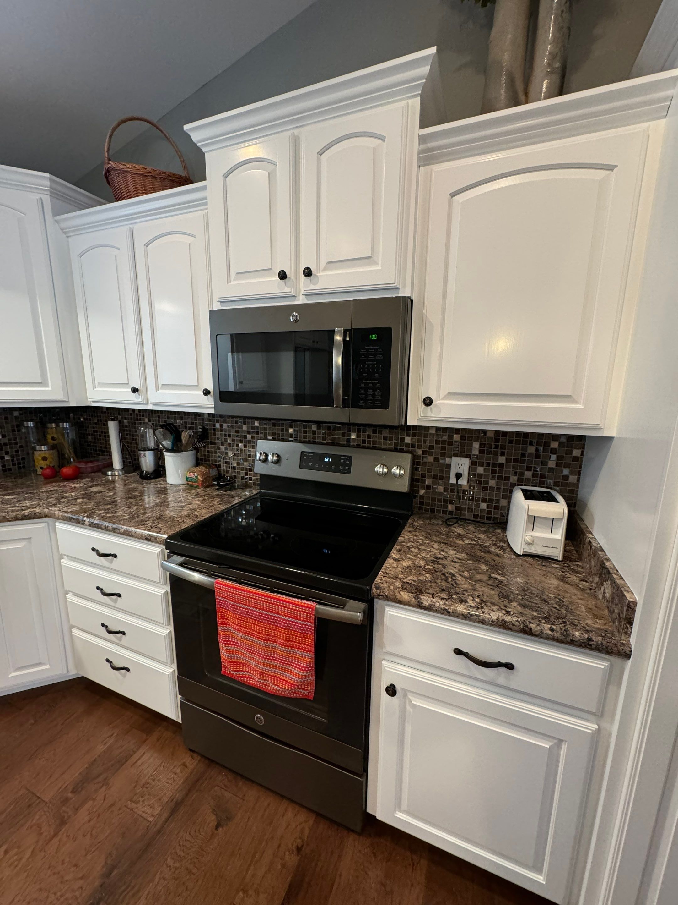 Cabinet Repaint off S Country Club by Pezley Painting