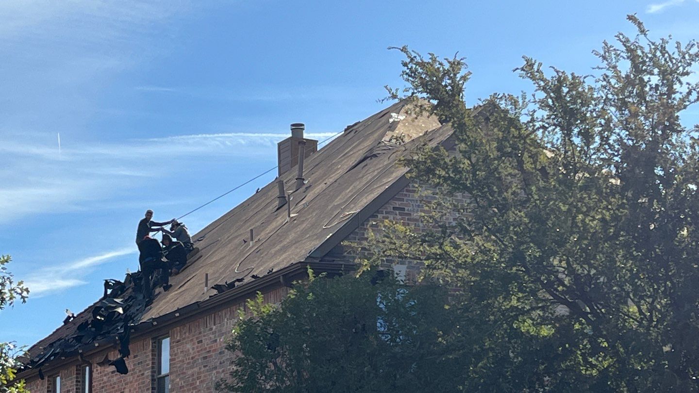 Storm Roof Damage Replacement in Frisco by First United Roofing & Construction