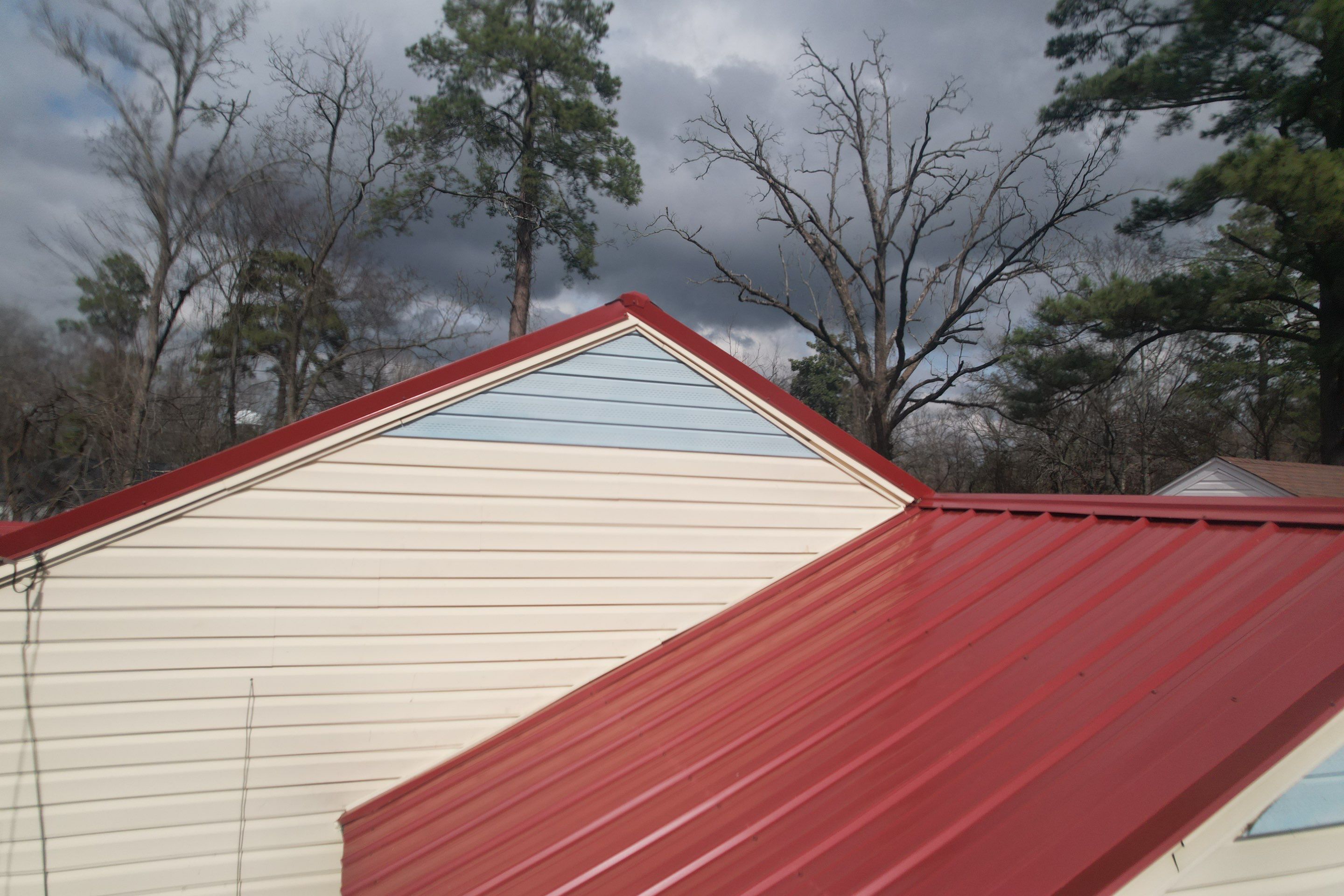 Residential Roofing Installation using 29 gauge metal by Hostetler Roofing