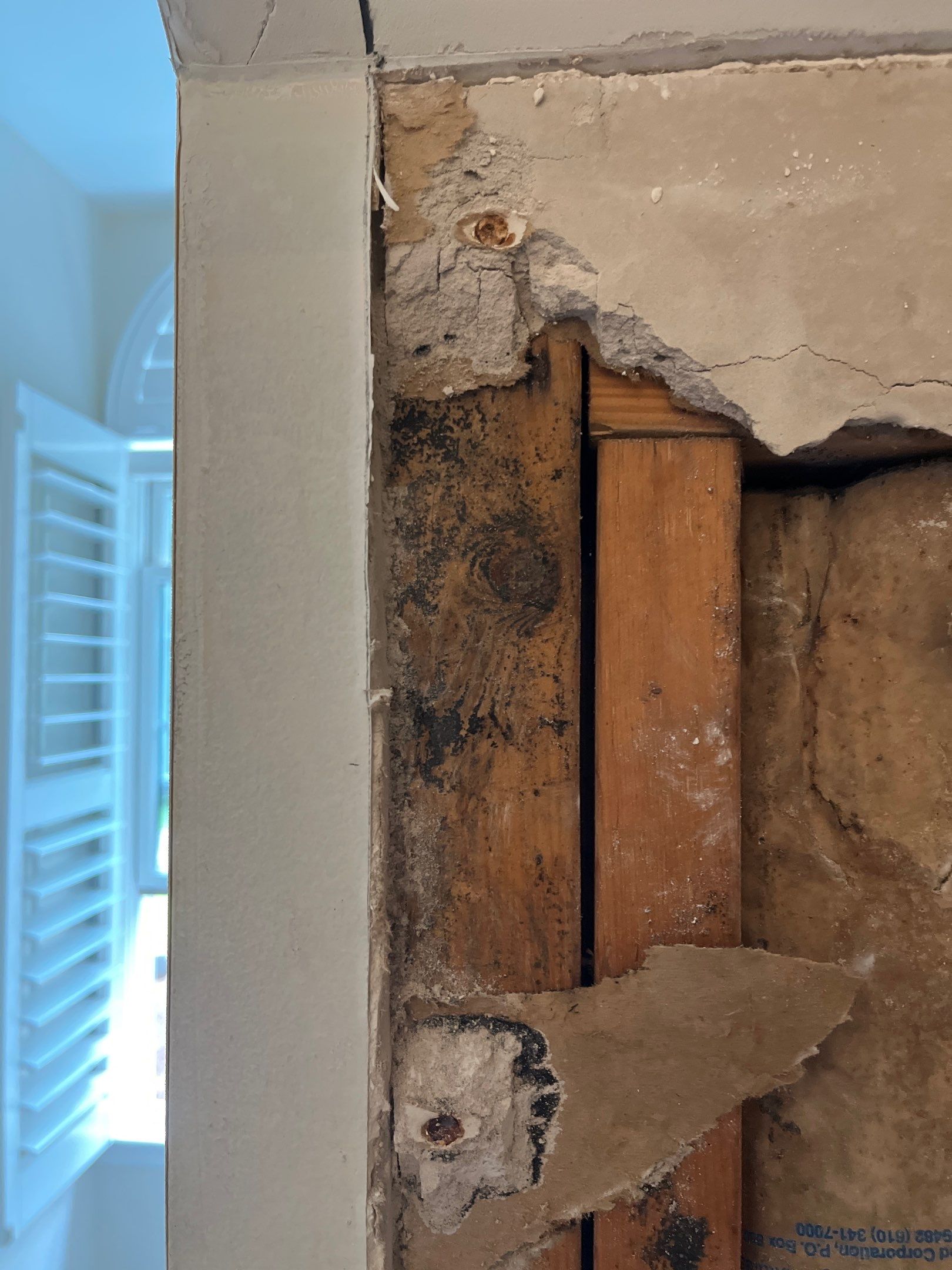 Bedroom mold remediation & Interior restoration by EAS Environmental, LLC.