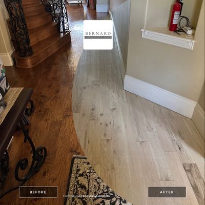 Bleached 5 inch Red Oak #2