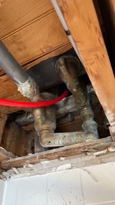 Replacing Lead Drain Pipes