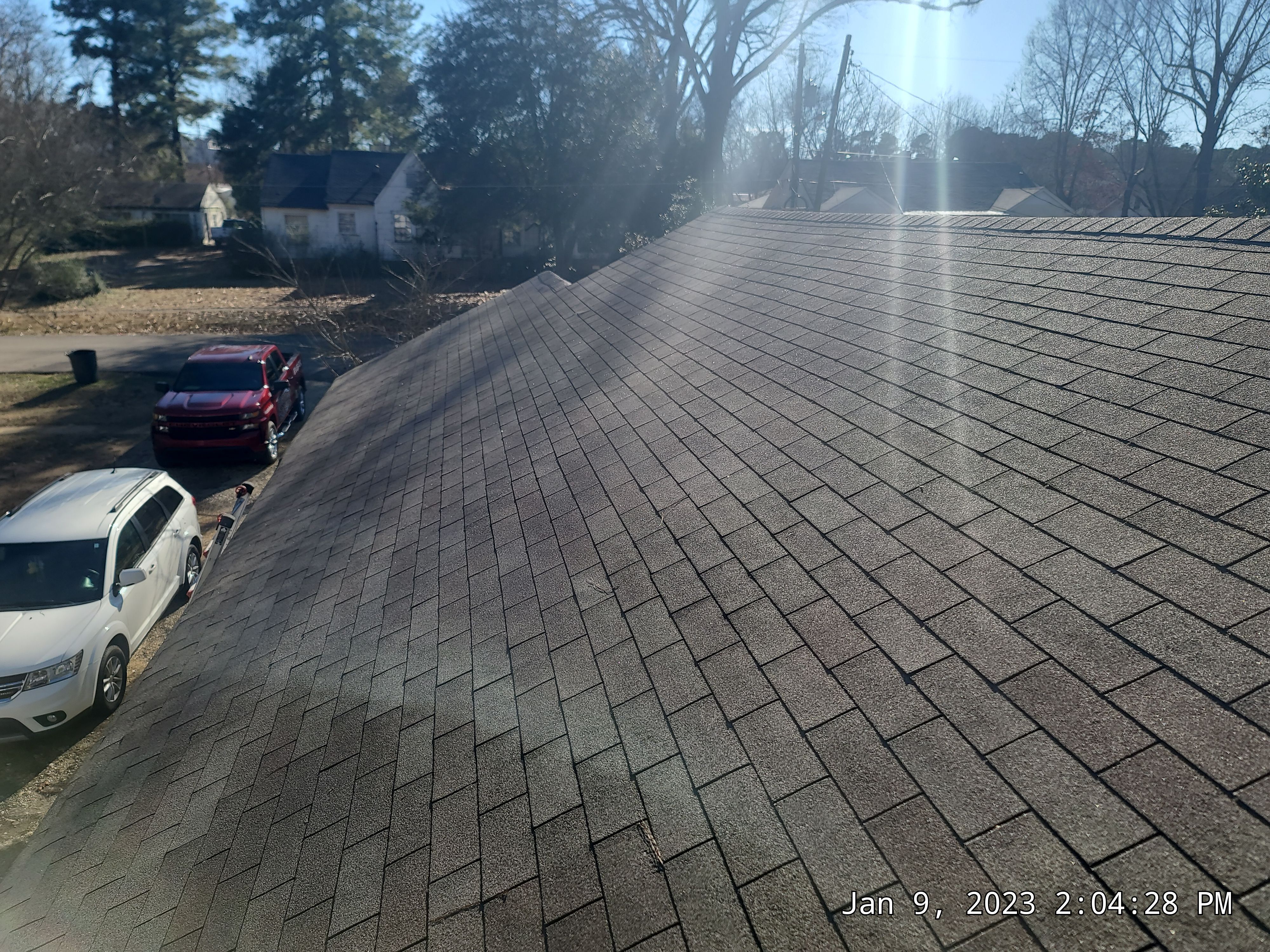 Residential Roofing Installation using 29 gauge metal by Hostetler Roofing