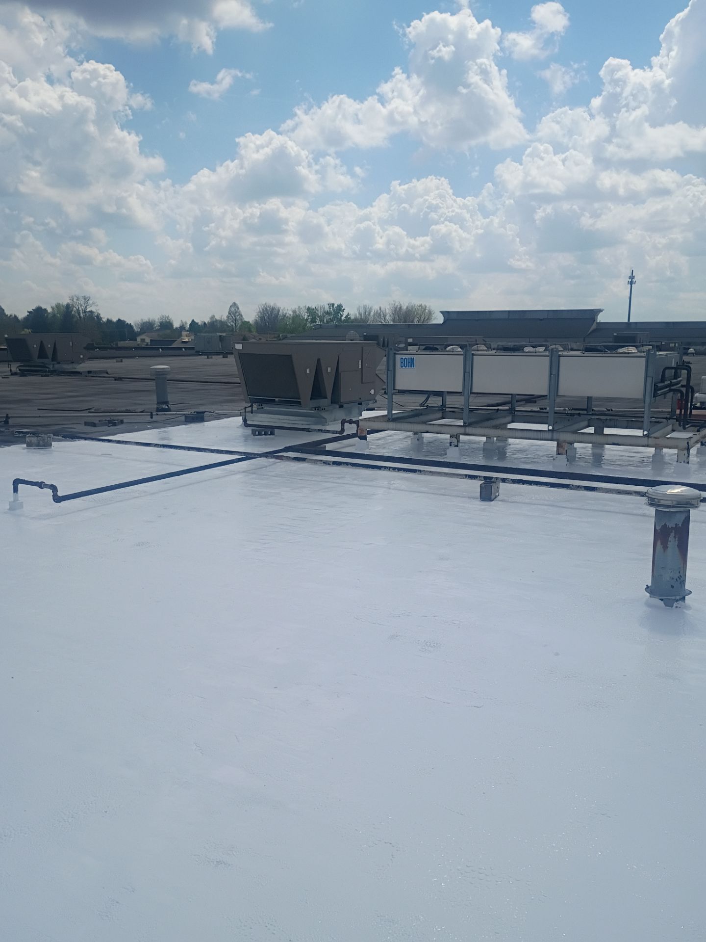 Commercial Flat Roof Restoration in Brunswick, OH by Glacier Industrial LLC