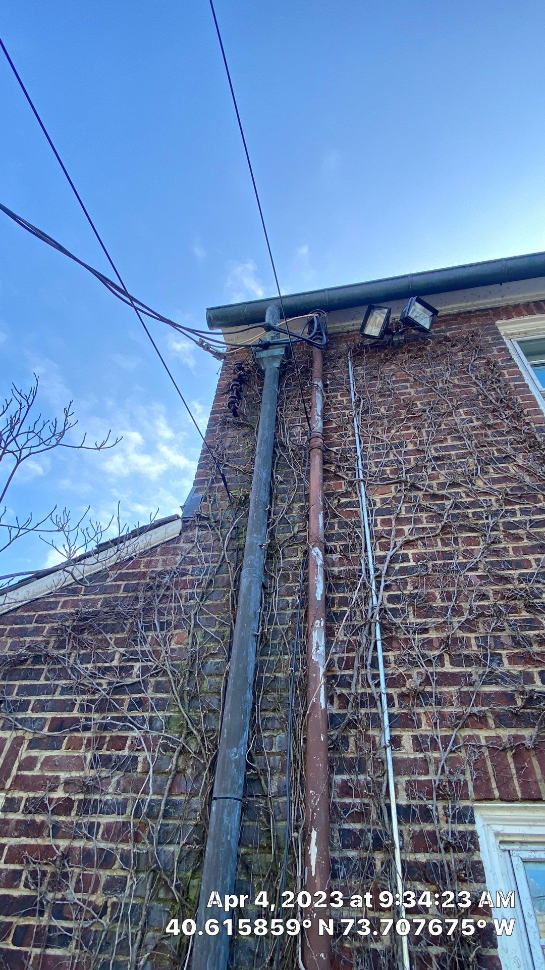 Copper Leader heads in Lawrence New York by Above All Gutters 