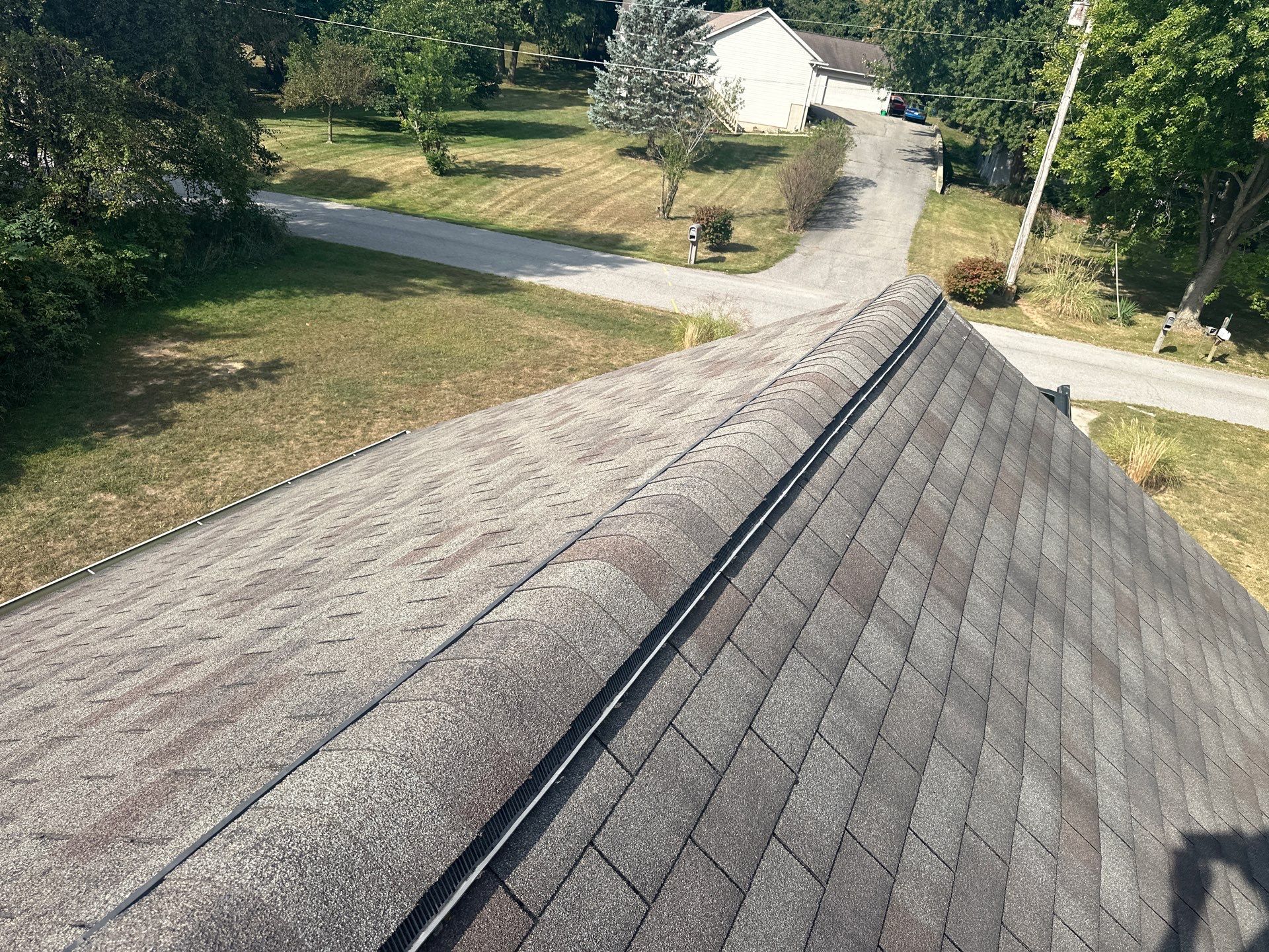 Metal Shake Shingle Roof and Gutter Installation in Angola, Indiana by 4Ever Metal Roofing