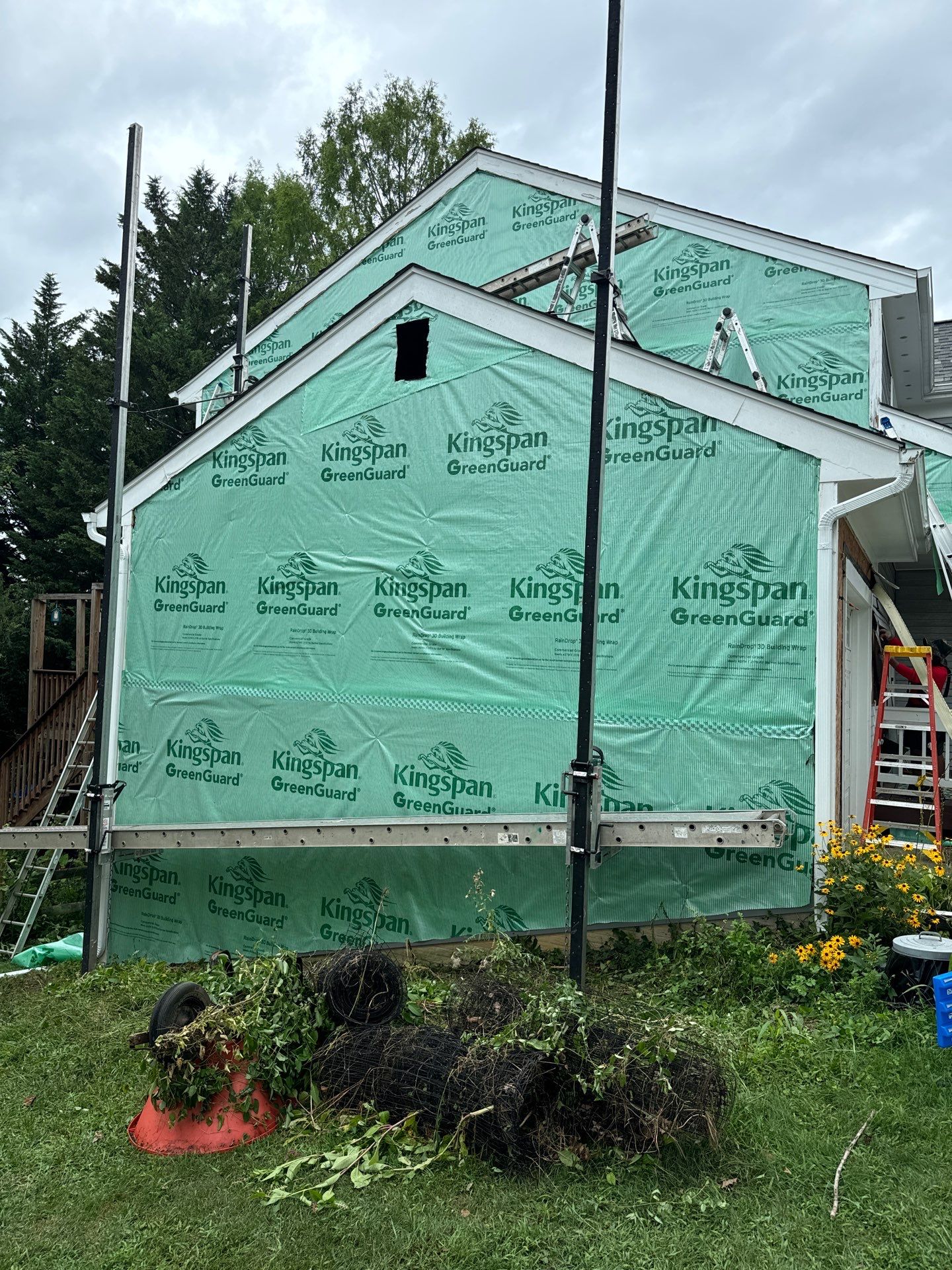 New Prodigy siding with One-piece insulated siding system & Exterior painting   by Alpha Design Services