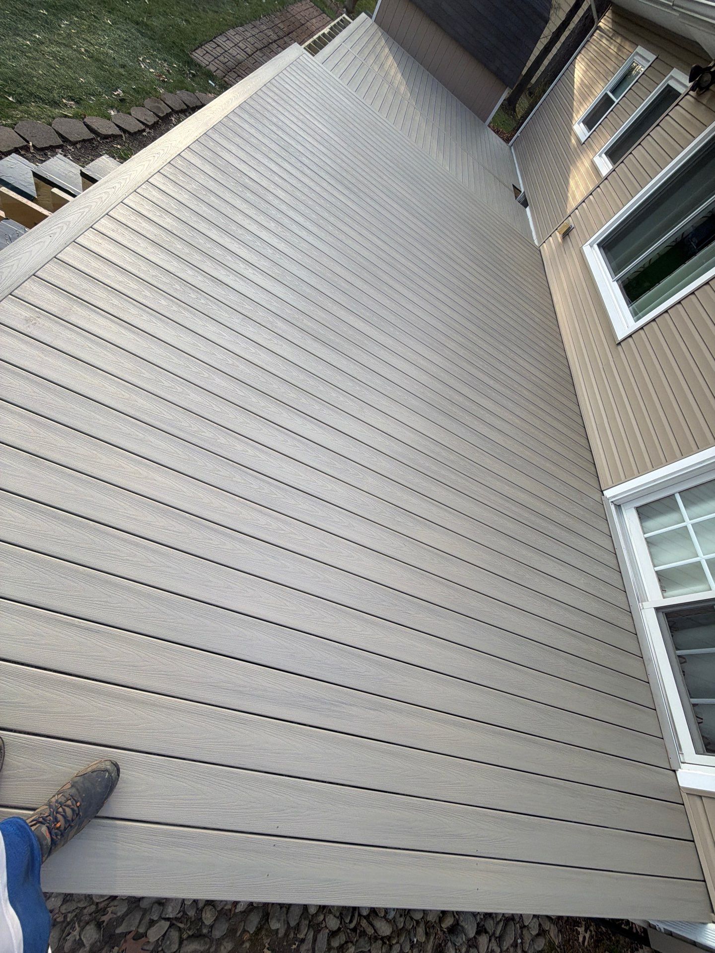 Deck Resurface In East Windsor  by deck guardian