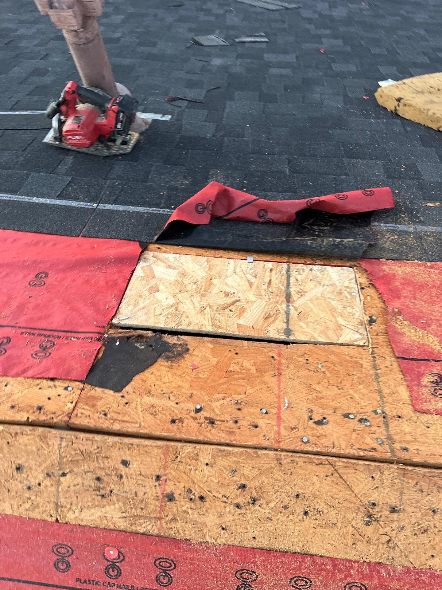 Reroof Project after Storm Beryl by Berry Good Roofing 