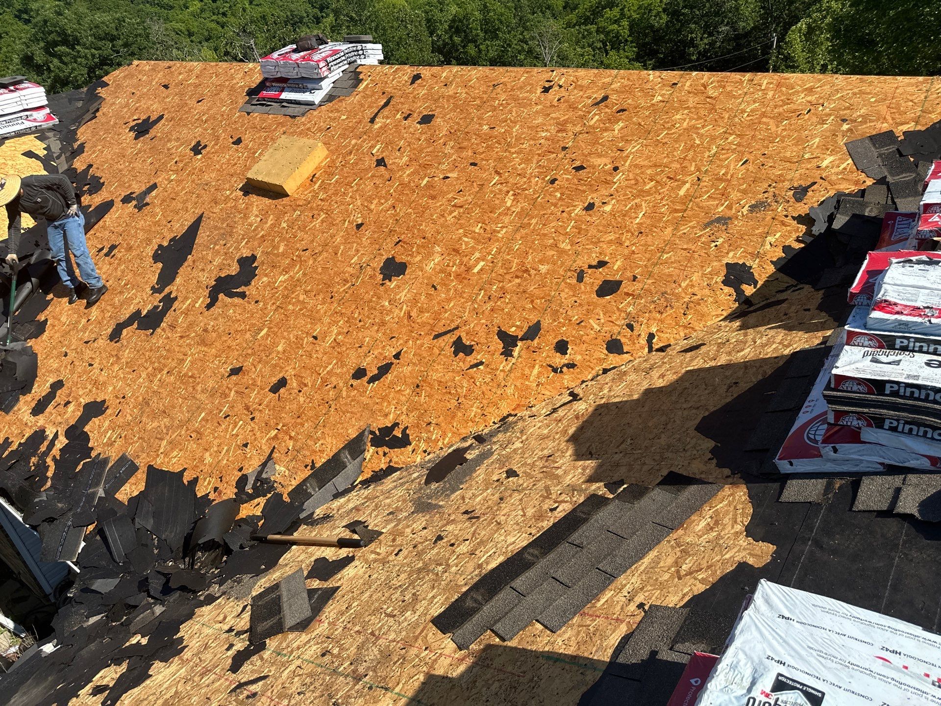 Residential Roofing Install - Atlas Pinnacle Pristine W/ Scotchguard - Color Weather Wood  by Titan Commercial & Residential Roofing 