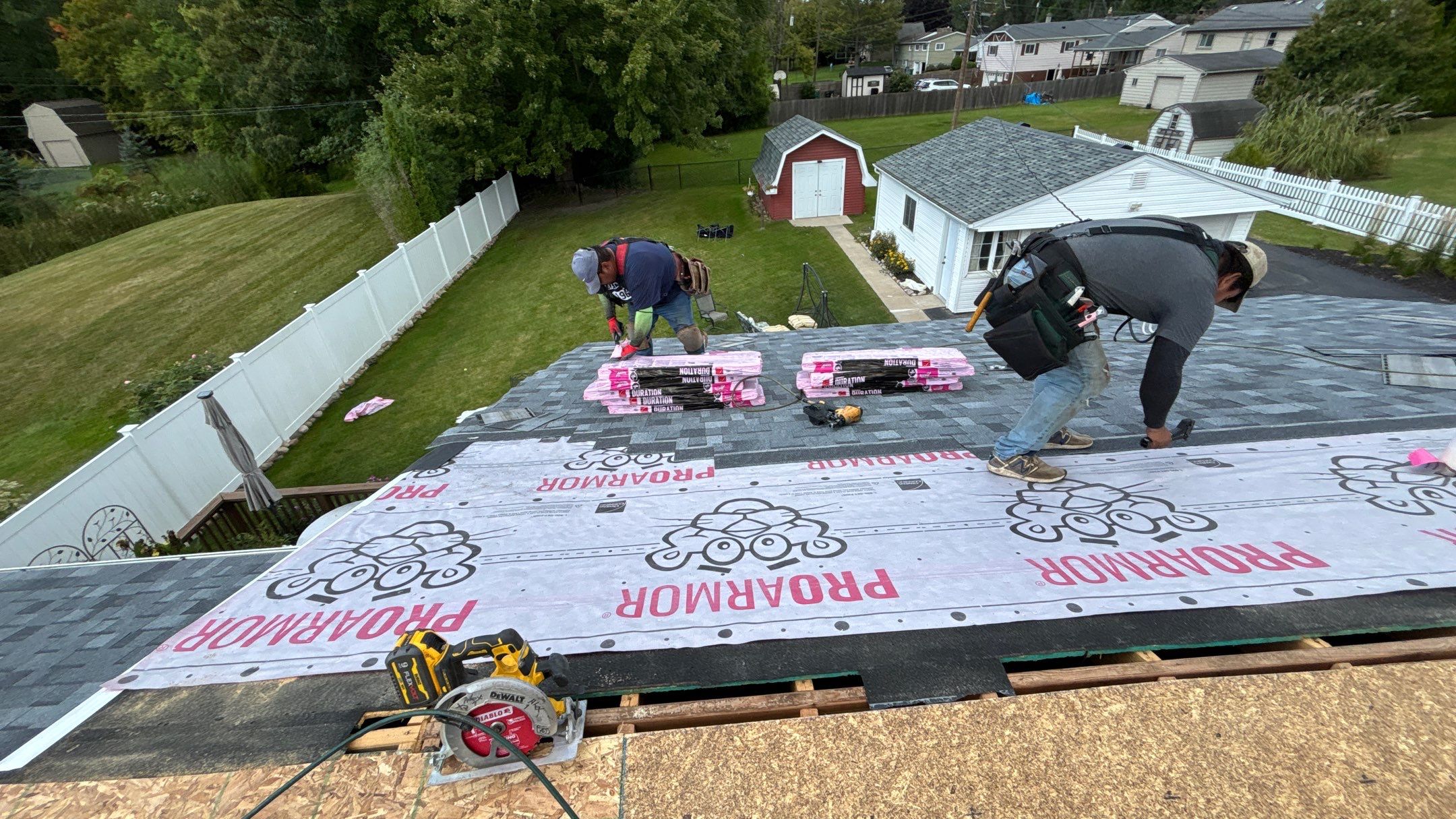 Roof Replacement using Owens Corning Slatestone Gray by 180 Contractors