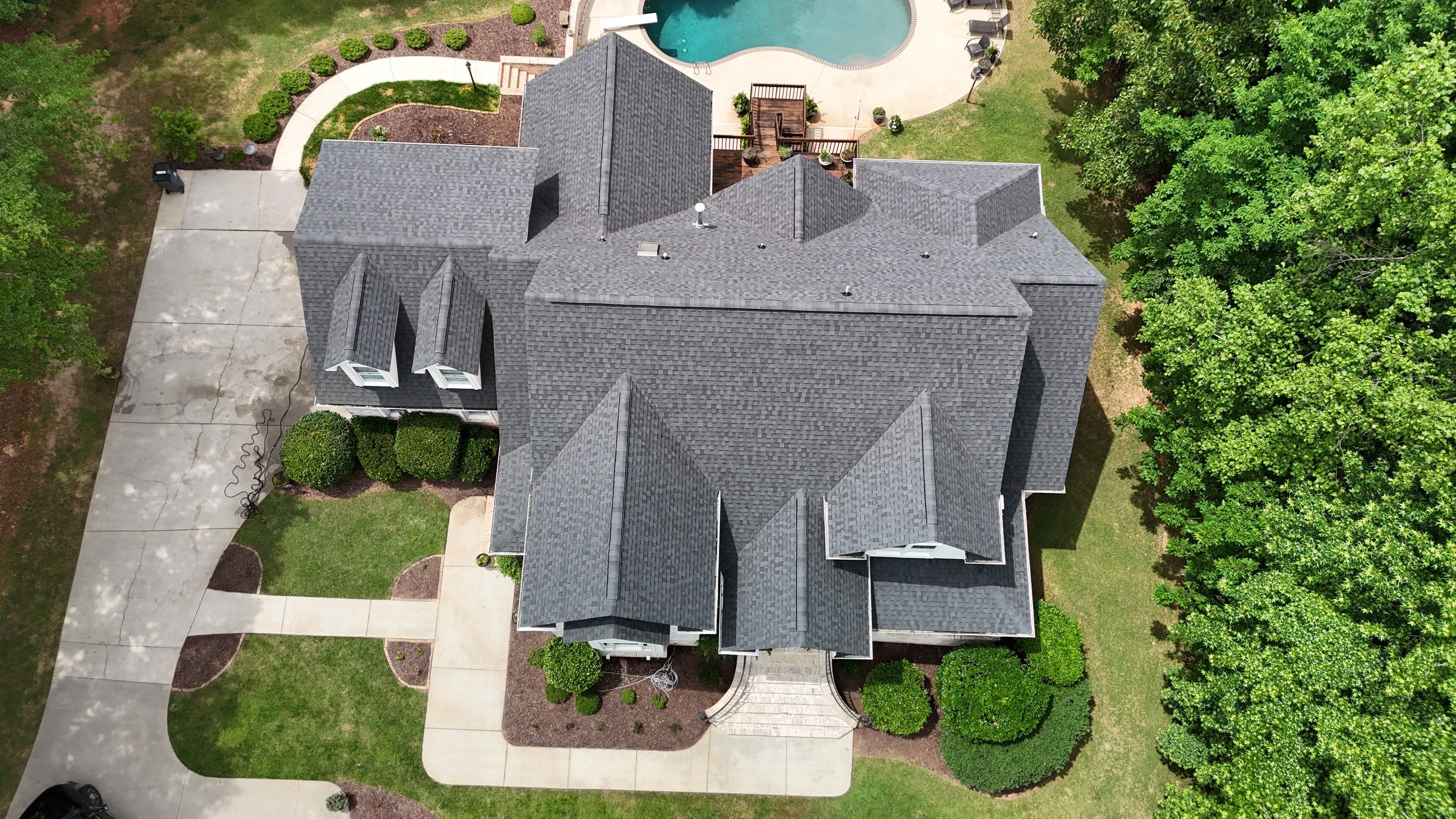 Insurance Paid Architectural Shingle Roof Replacement for Simpsonville Residence by Roofers LLC