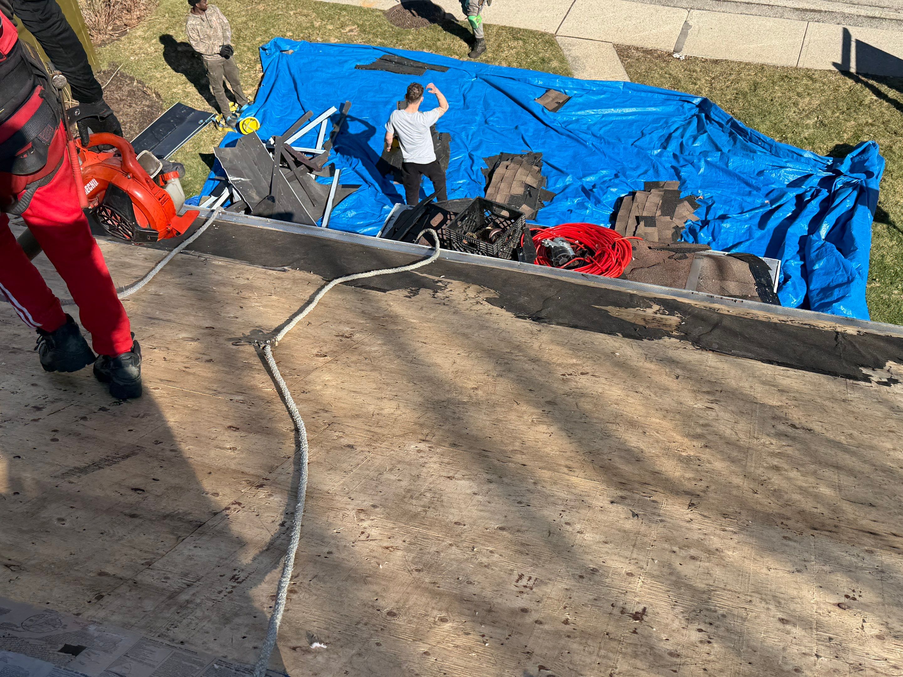 Project in Hamilton by The Roofing Crew