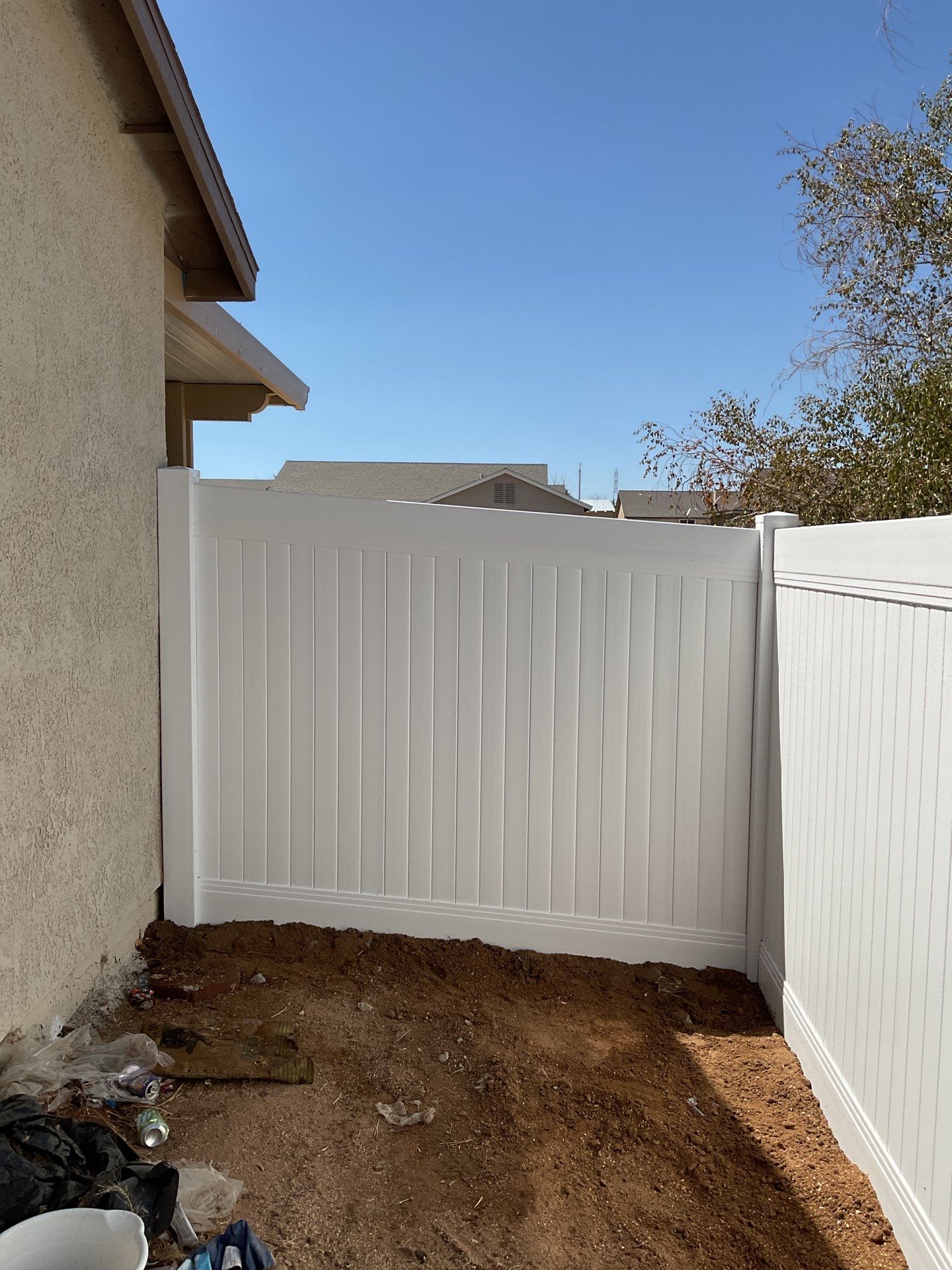 Fence Installation using Vinyl by Fence Guys Inc.