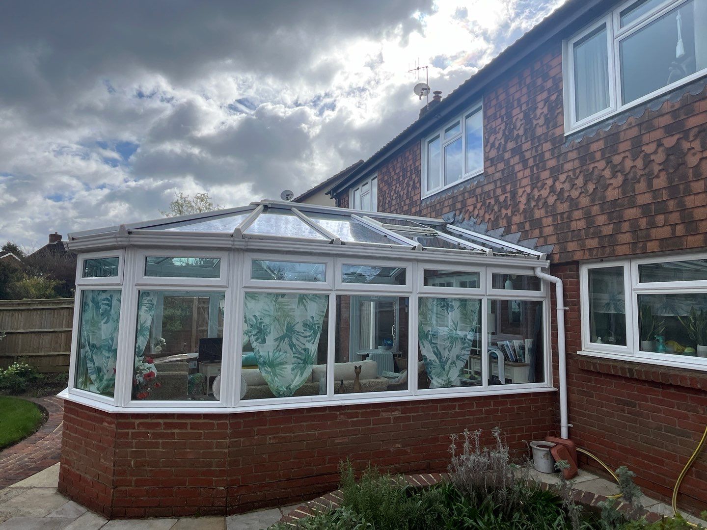 Roof Clean  - Moss Removal - Gutter Clean using Honda 15lpm Low Pressure Washing Machine by Ges Exterior Cleaning ltd
