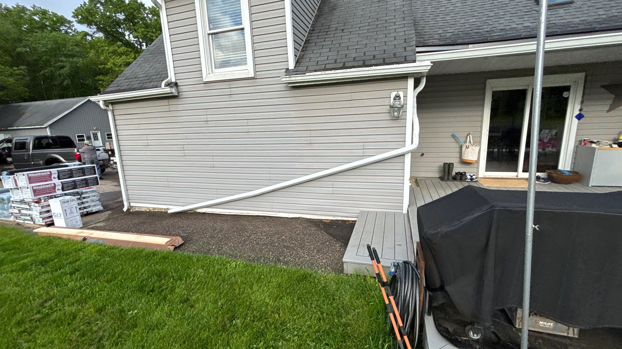 Roof Replacement using Atlas Pinnacle Pristine Pewter by 180 Contractors