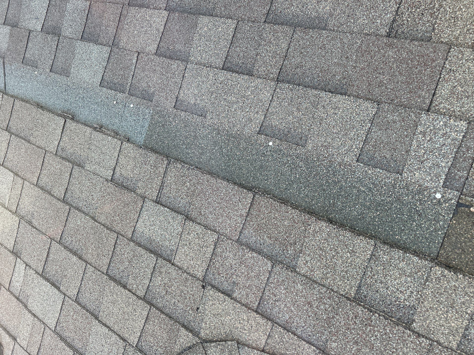 Hail Damage using Owen's Corning Duration (Lifetime) Shingles by Roof Repair Company