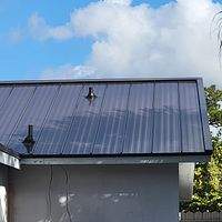 24ga 1" Nail-Strip Dark Bronze  by Total Roofing System The Metal Roof Experts