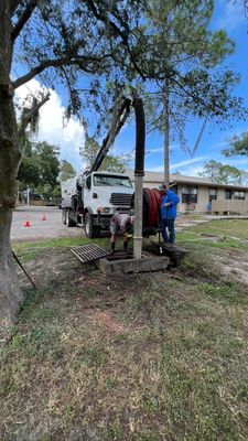 Apartment Complex Storm Water System Cleaning and Maintenance
