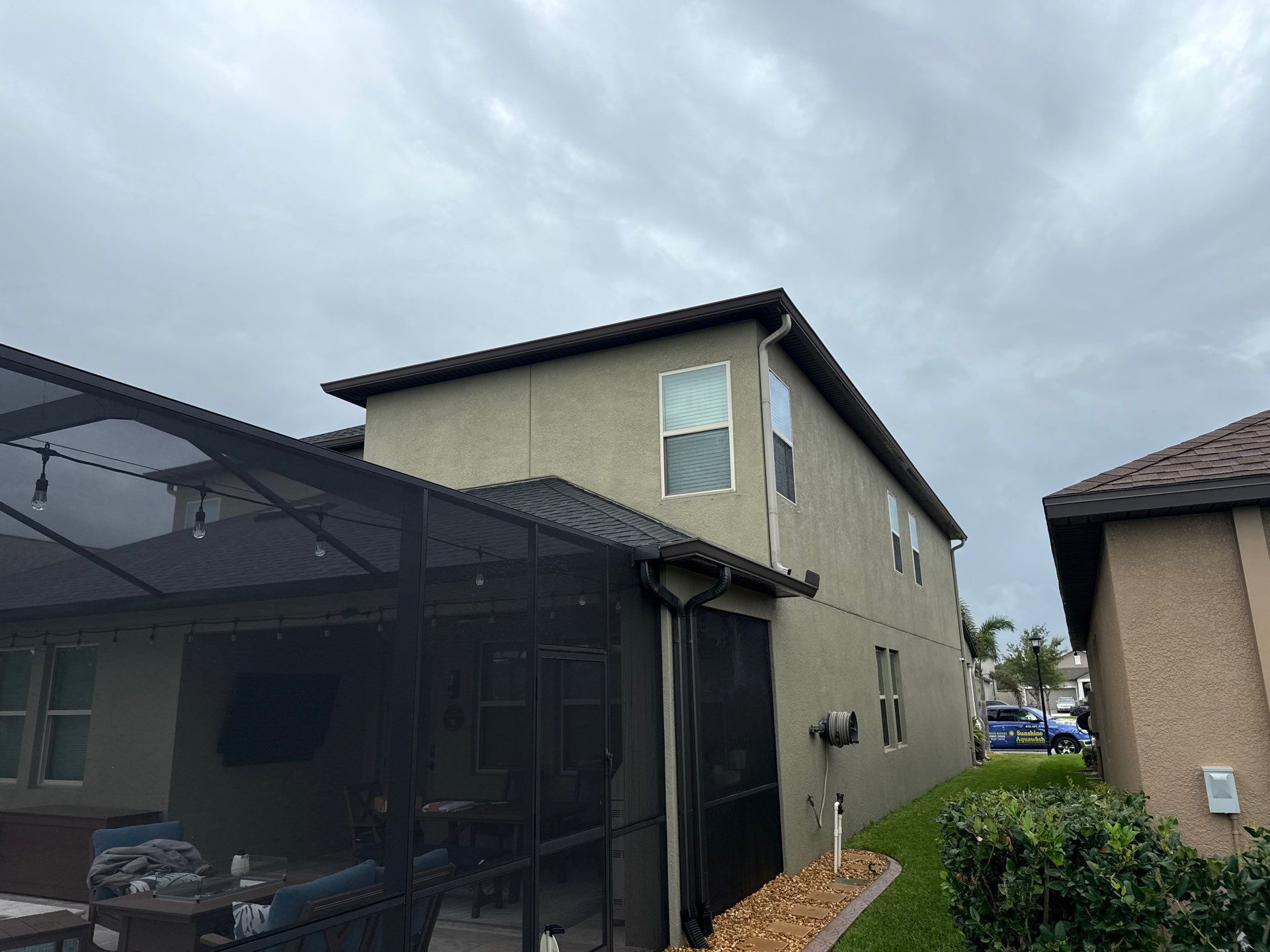 2-Story Asphalt Shingle Roof Cleaning & House Wash – Cypress Mill, Sun City Center, FL by Sunshine AquaWash