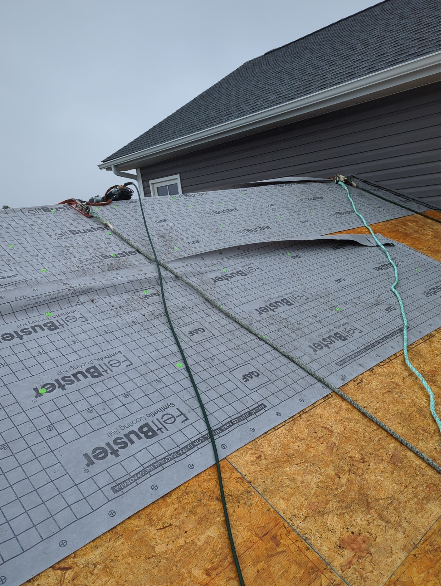 Residential Roofing Installation using GAF Timberline HDZ Shingles by Artisan Roofing & Home Improvements Inc.
