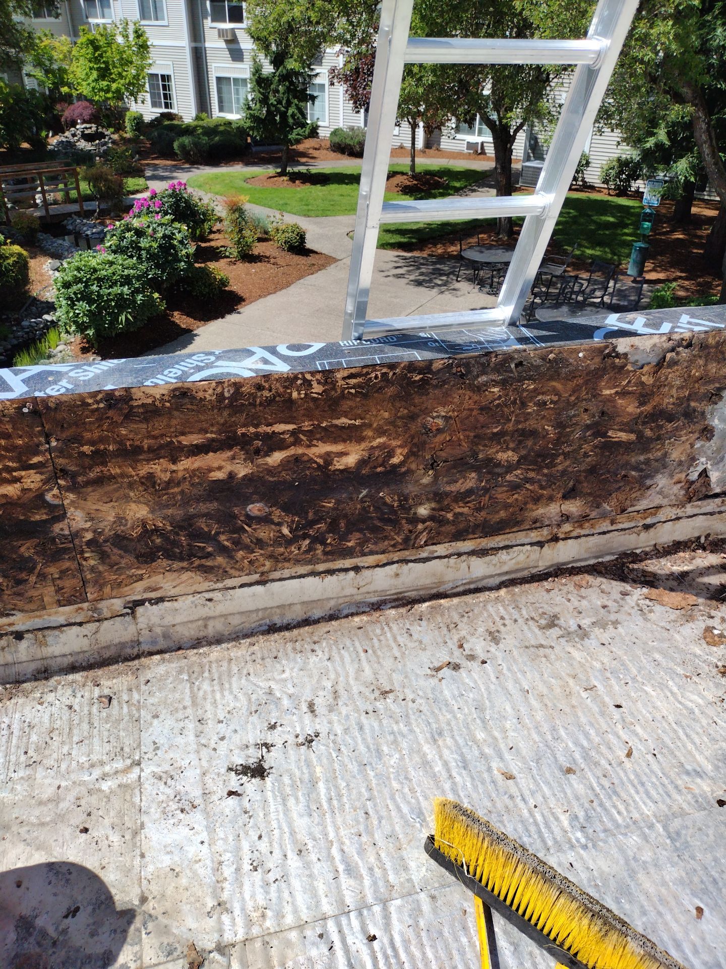 Dec-Tec Walkable Membrane using Dec-Tec (Color: Granite) by Orezona Building & Roofing Company, Inc.