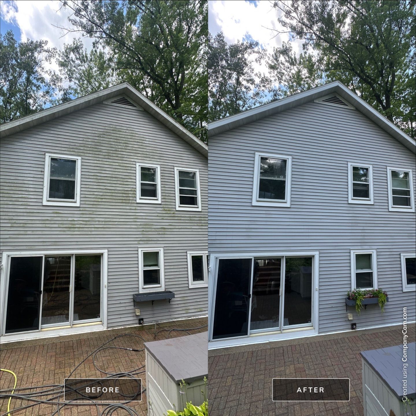 Project in Williams Bay by Simmons Power & Soft Washing
