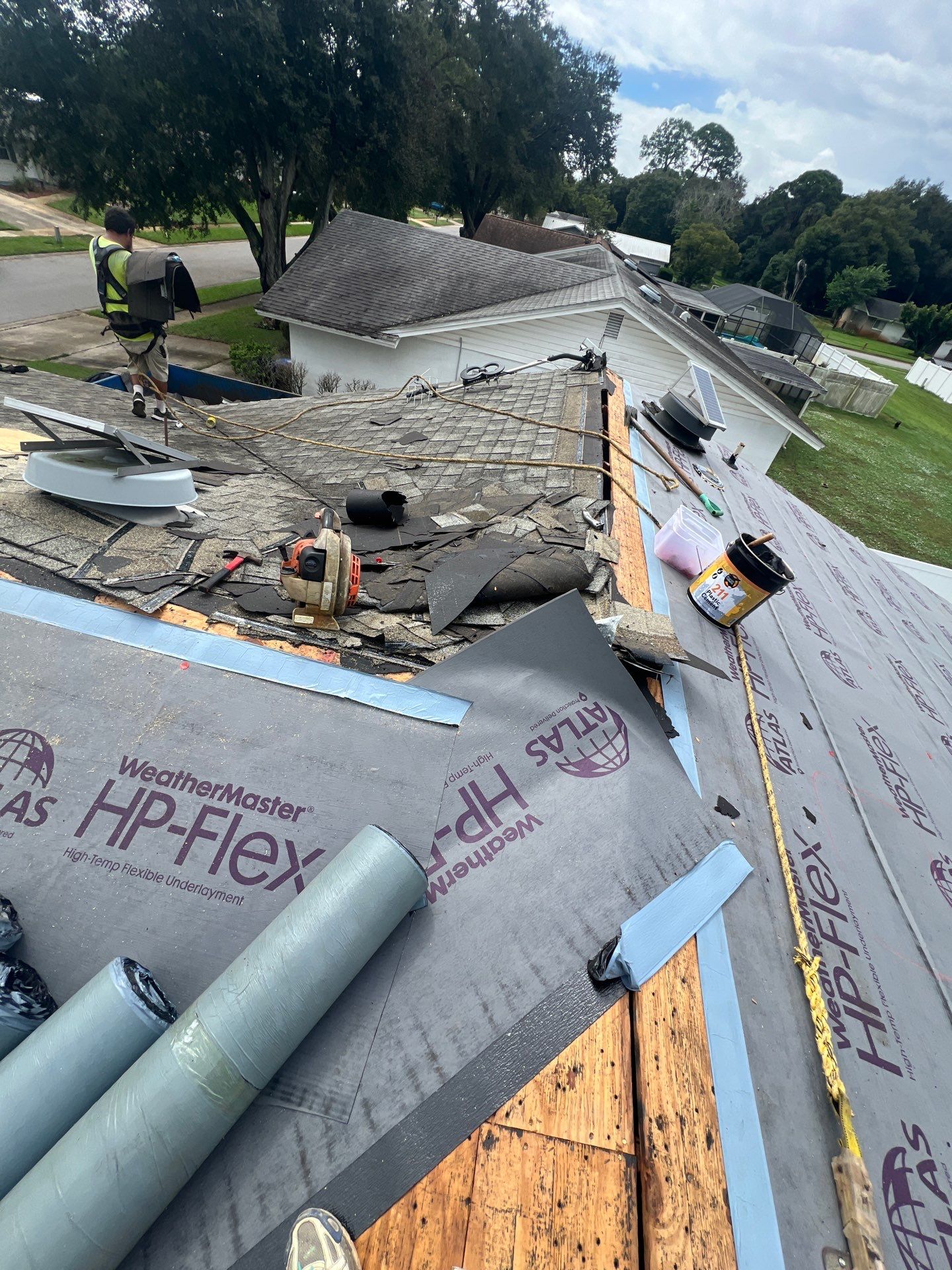Permalock Metal Roofing Installation and Underlayment Replacement in Titusville by Pinnacle Roofing Group