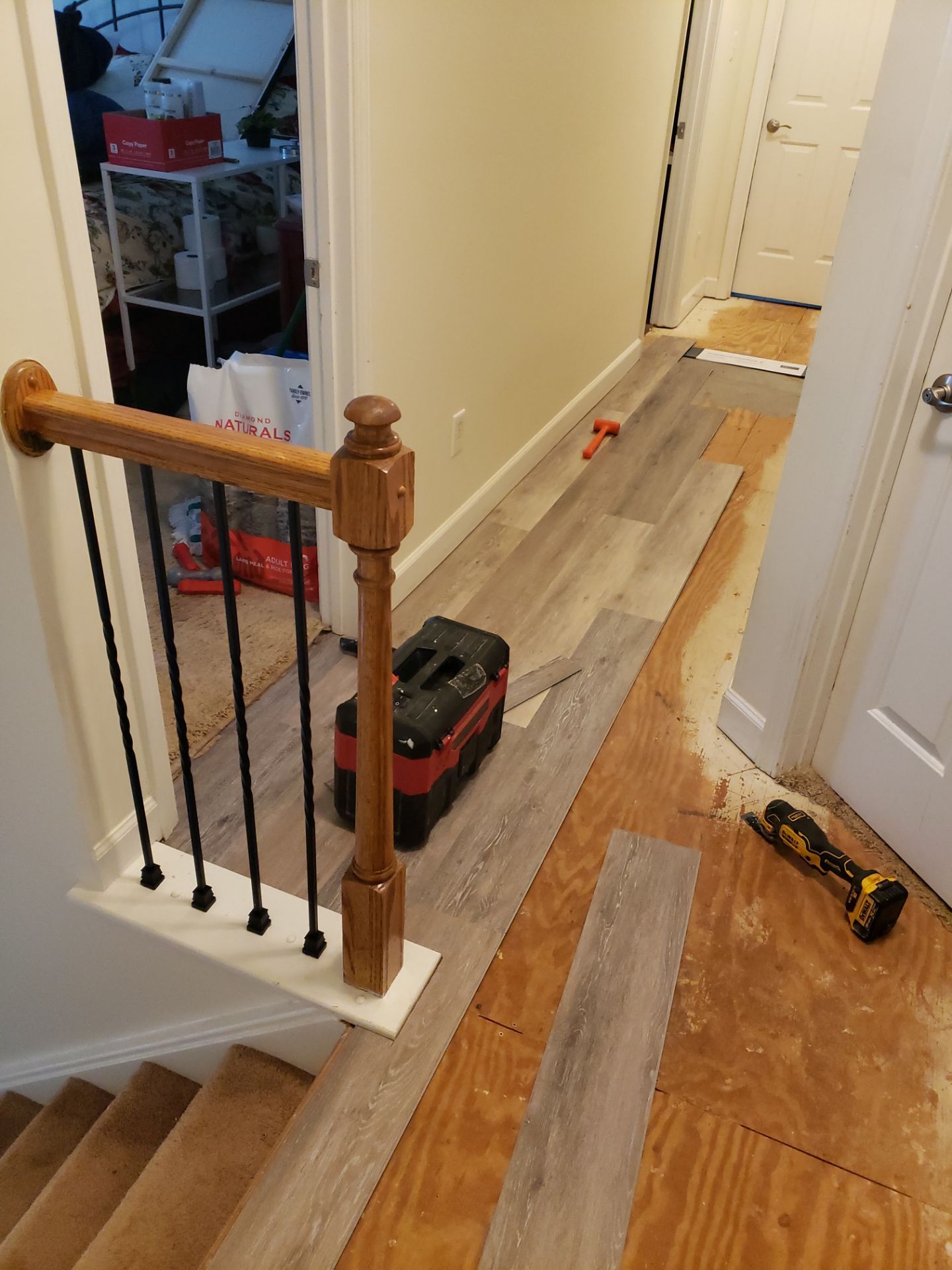 LVP Flooring Install! by A Step Above Handy LLC
