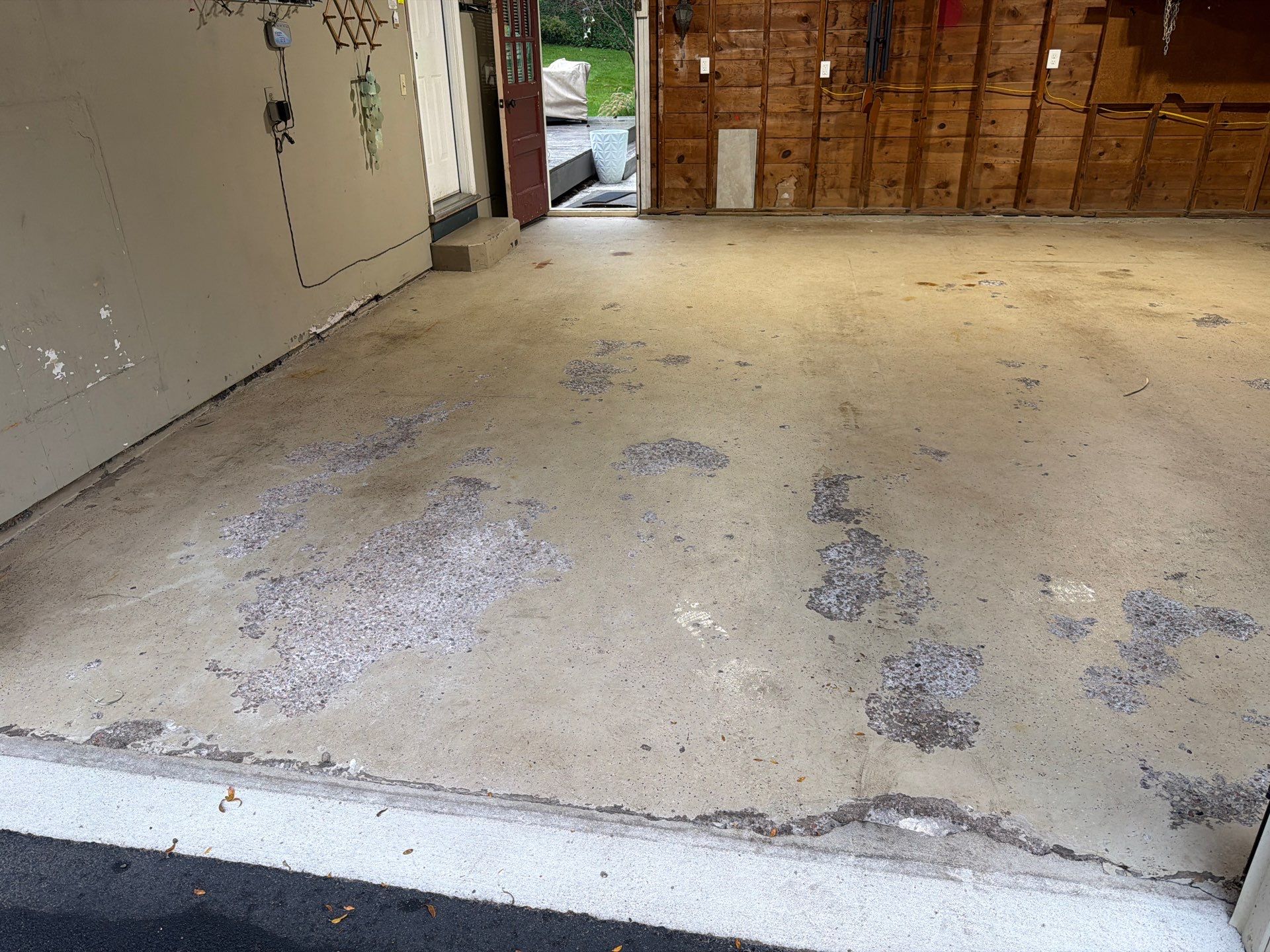 Vintage Shalestone Garage Coating by NG Masonry & Construction LLC