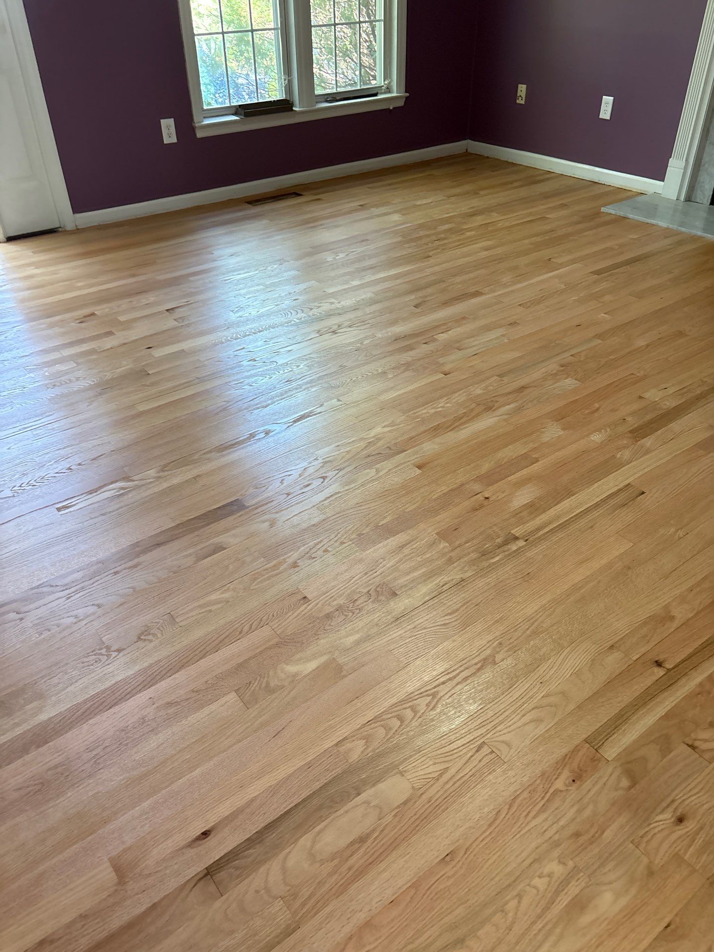 Refinishing an old Bruce prefinished hardwood floor by Accent Custom Floors