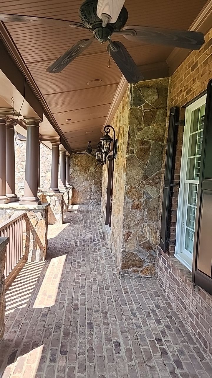 concrete Clean using cleaner by G&H Home Tech Pros LLC