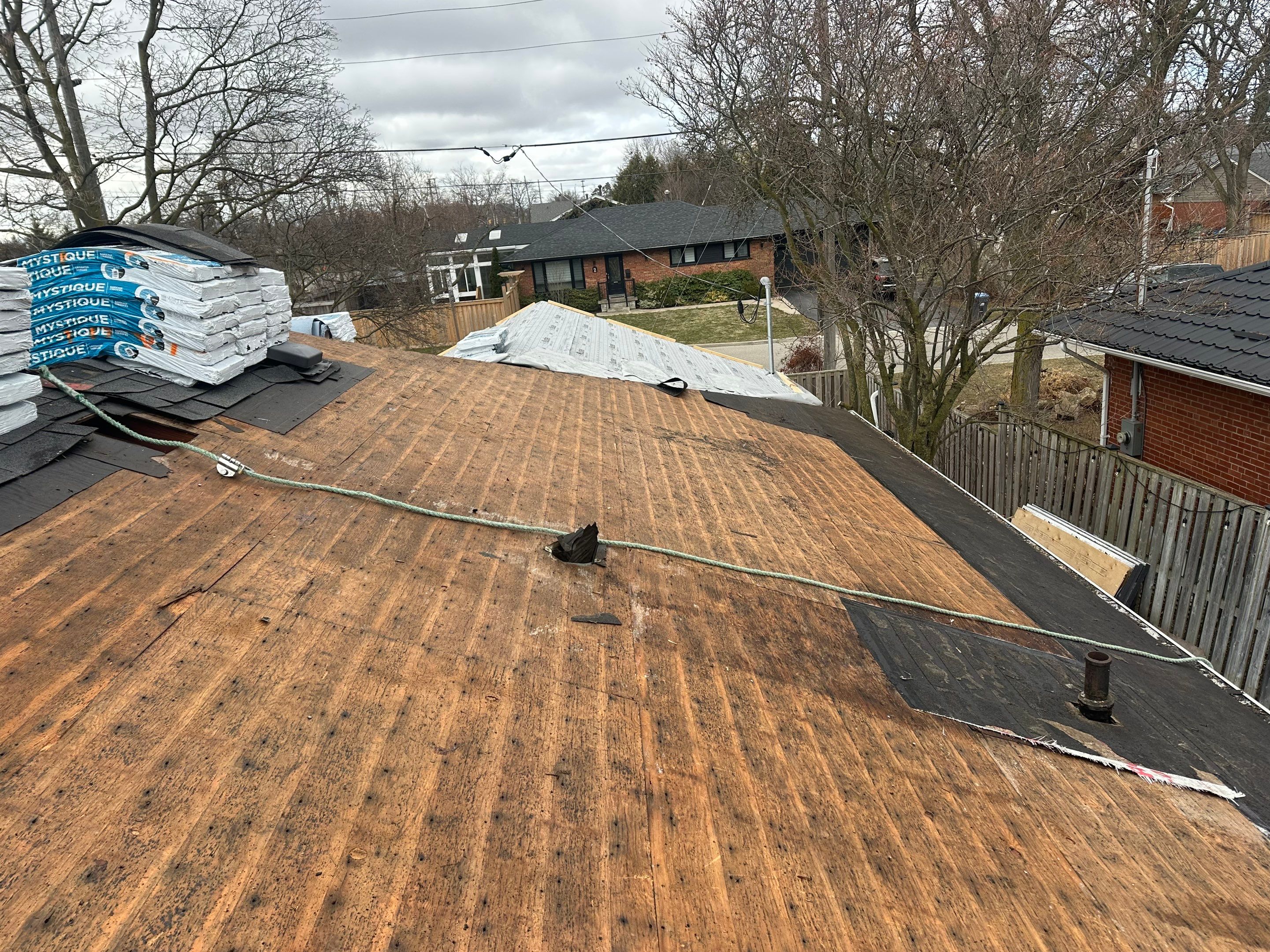 Project in Mississauga by The Roofing Crew