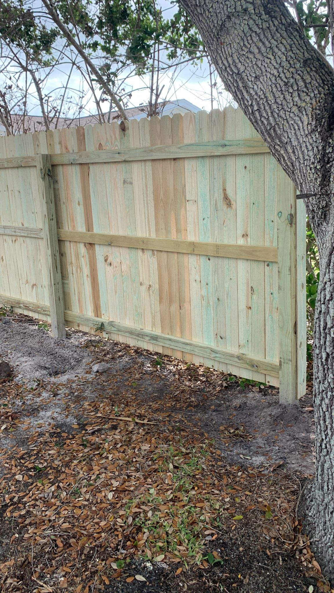 Pressure-Treated Wood Privacy Fence Repair in North Fort Myers by True Fence LLC