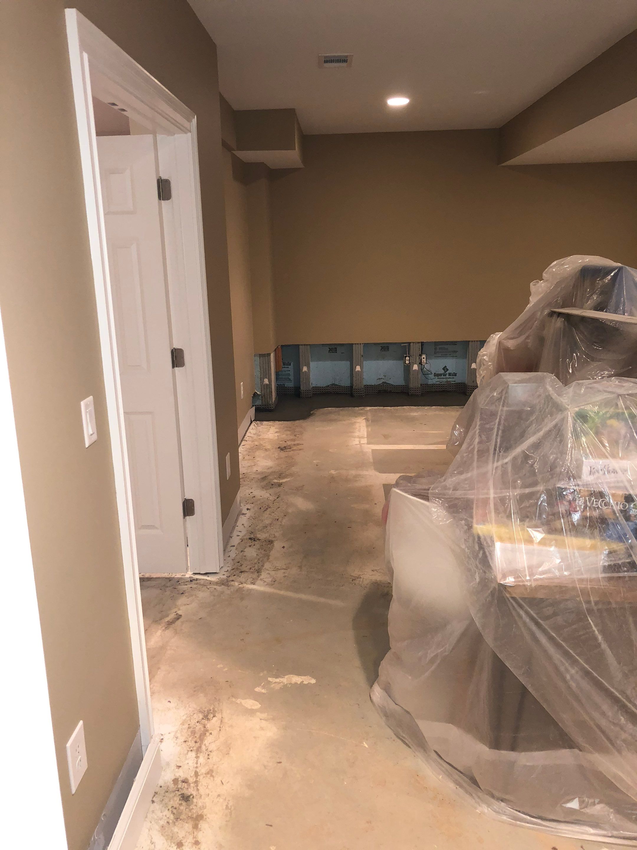 Interior French Drain Job in Summit, NJ by Pure Service Pro, LLC 