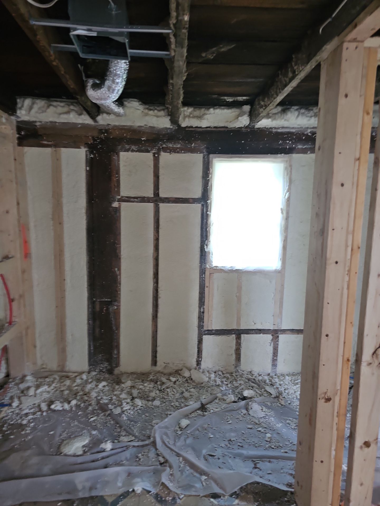 Home Remodel using Closed Cell Spray Foam by NYS Foam & Energy