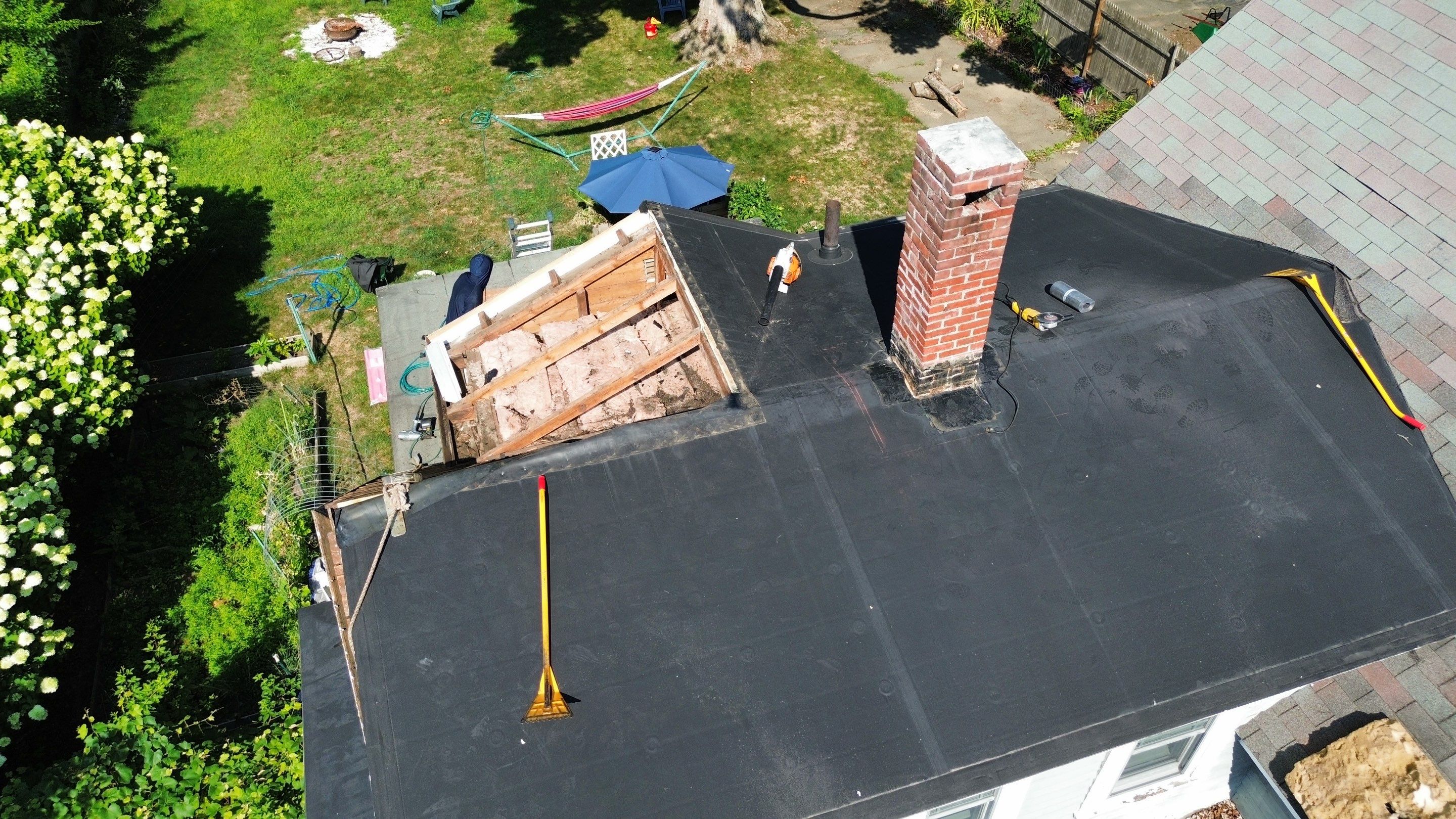 Full Roof Replacement + Custom Gutter Install | Onyx Black Finish by Mighty Dog Roofing of Greater Middlesex County
