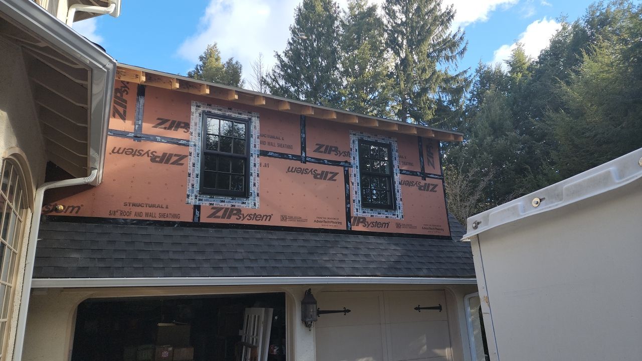 In progress: Exterior renovation in Wellesley MA by UBrothers Construction